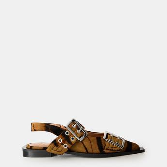 Feminine Buckle Ballerinas