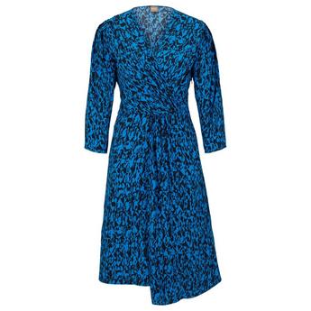 Women's Danottea Dress, Wrap Design, Flared Shape