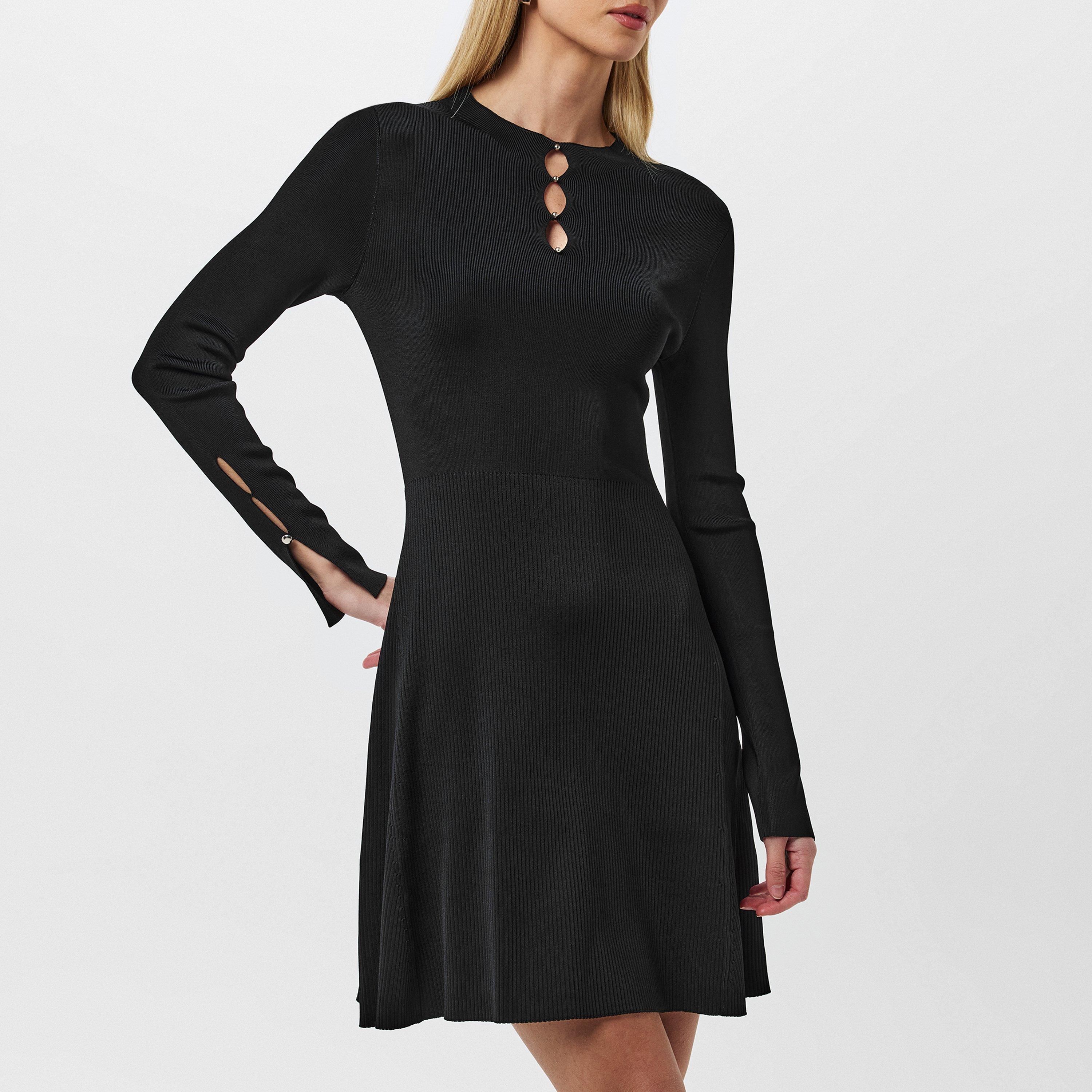 Boss Women's Mini Viscose Knitted Jumper Dress