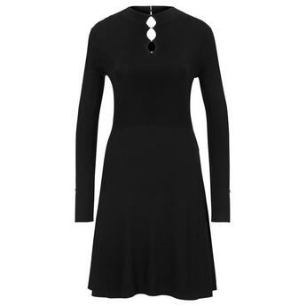 Women's Mini Viscose Knitted Jumper Dress