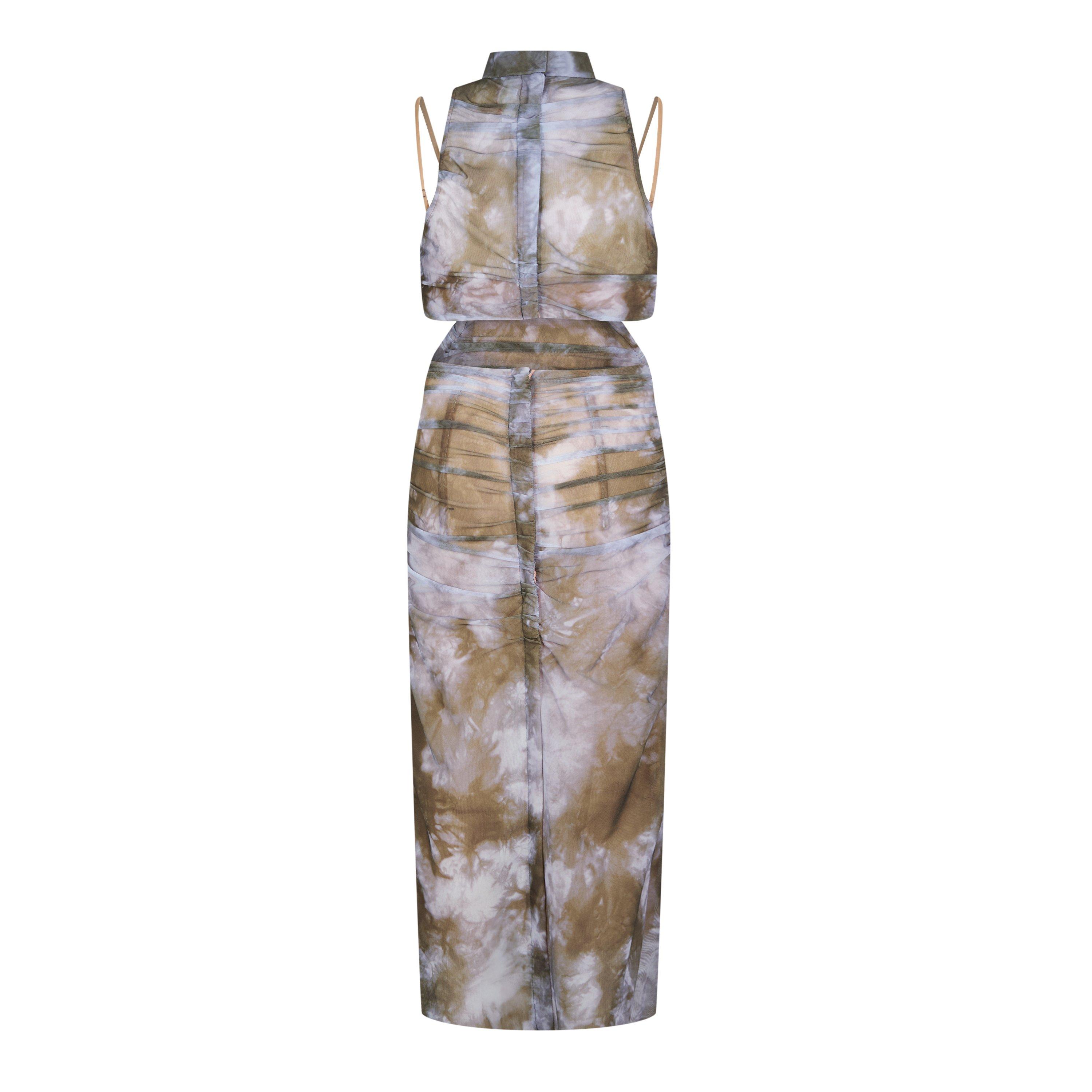 Off White Women's Screen Printed Bodycon Dress
