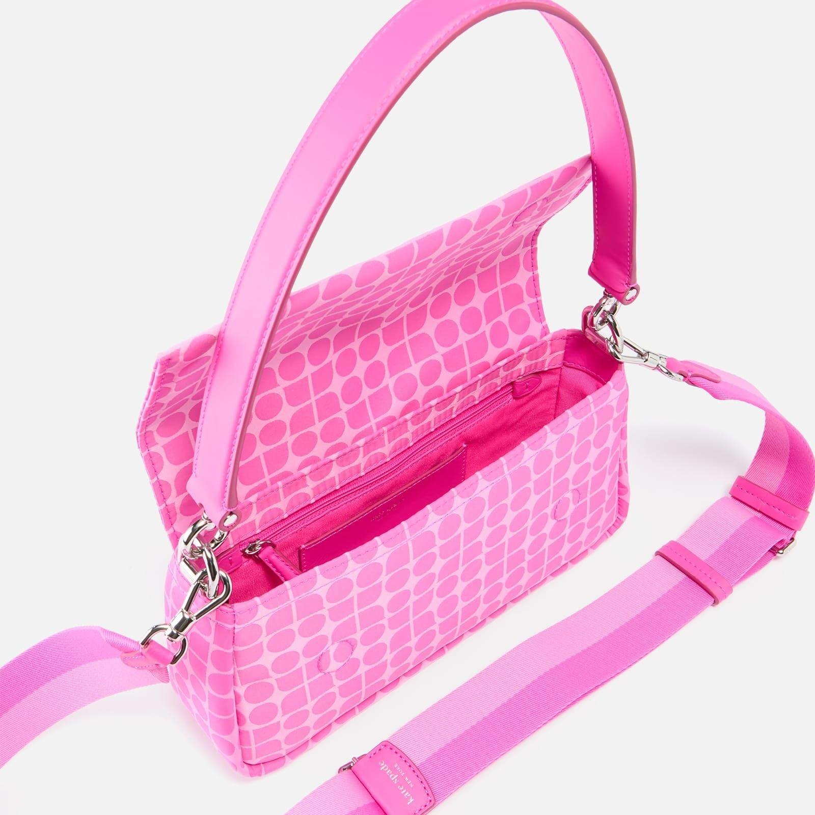 Kate Spade Printed Fabric Convertible Cross Body Bag