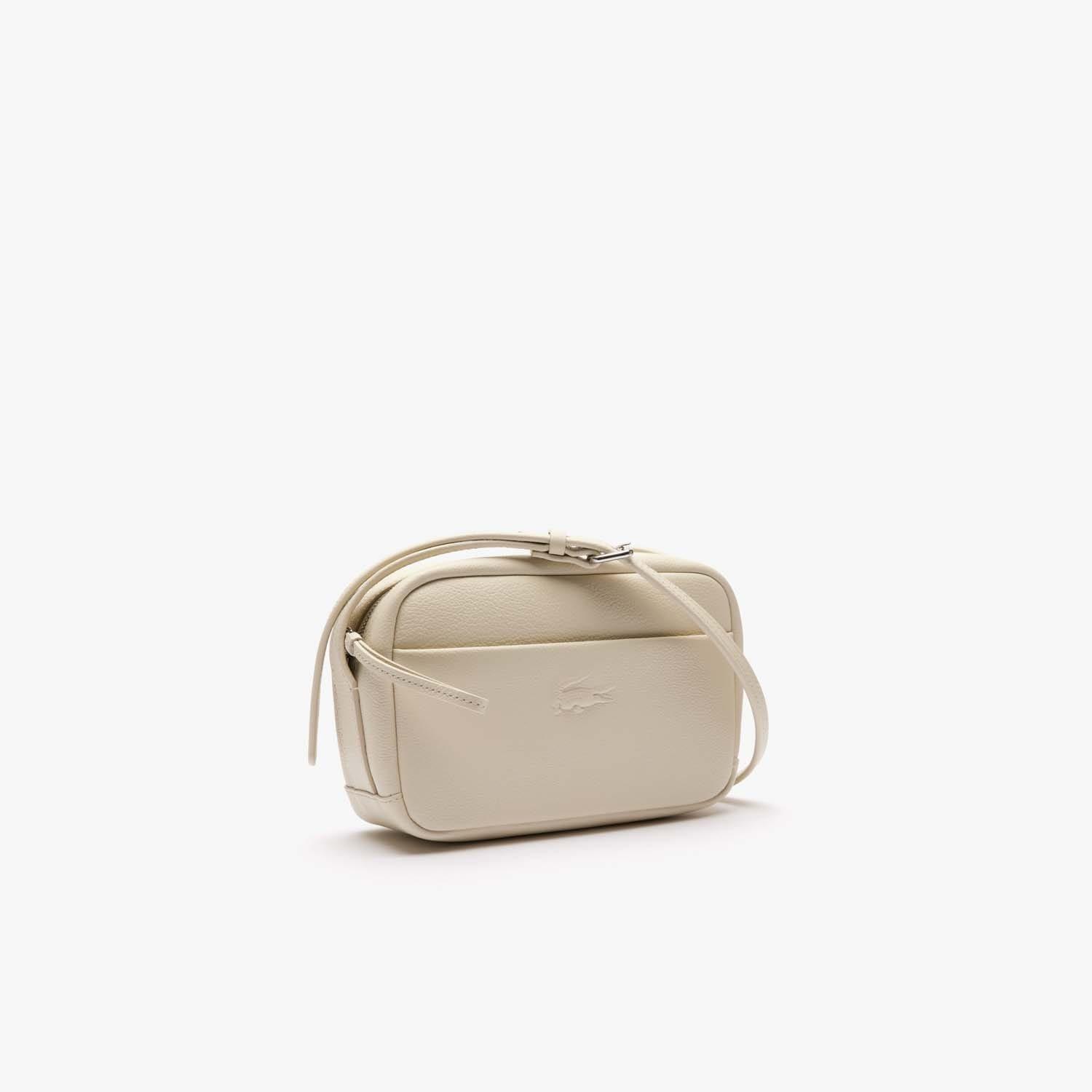 Lacoste City Court Grain Leather Shoulder Bag