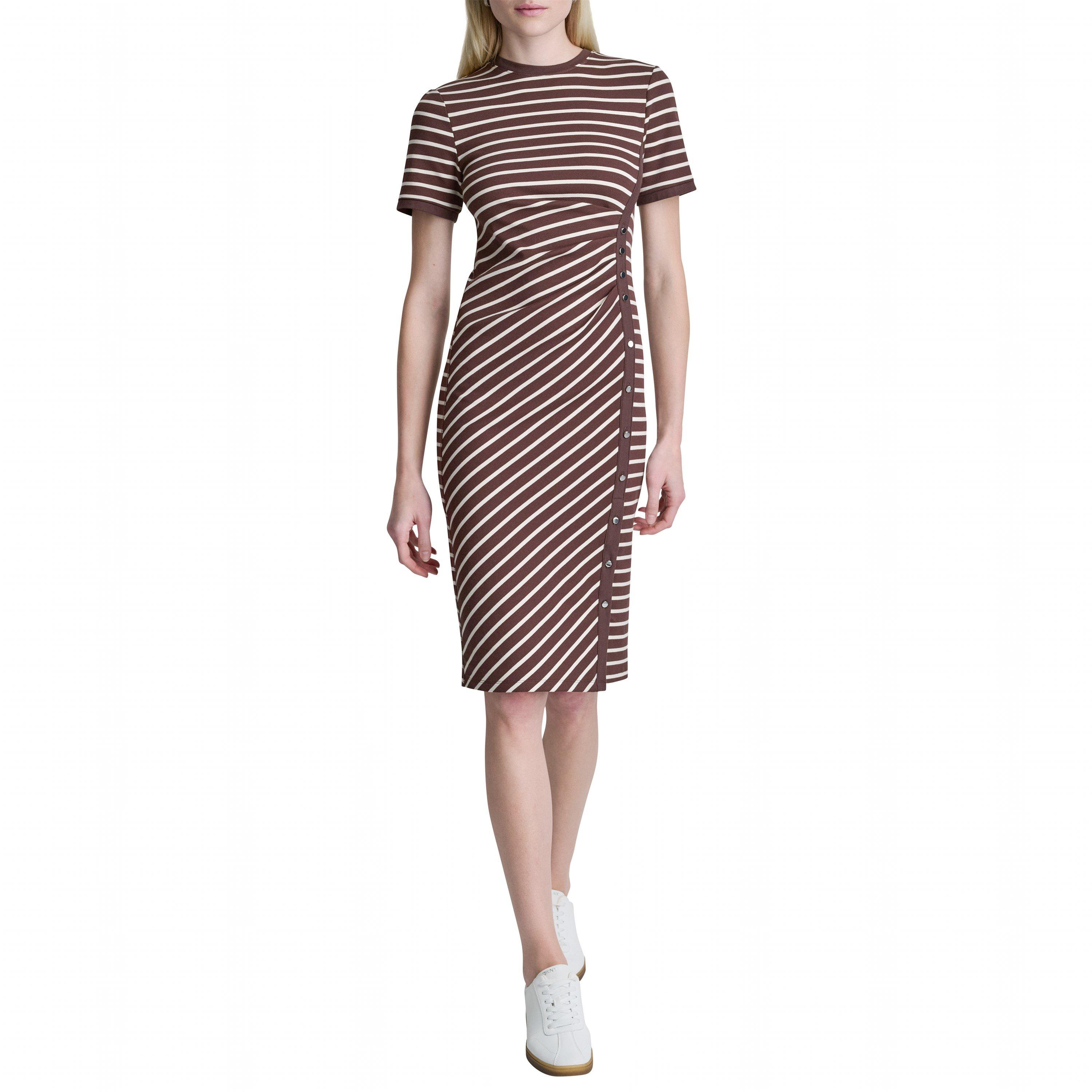 DKNY Women's Rib Knitted T-Shirt Dress