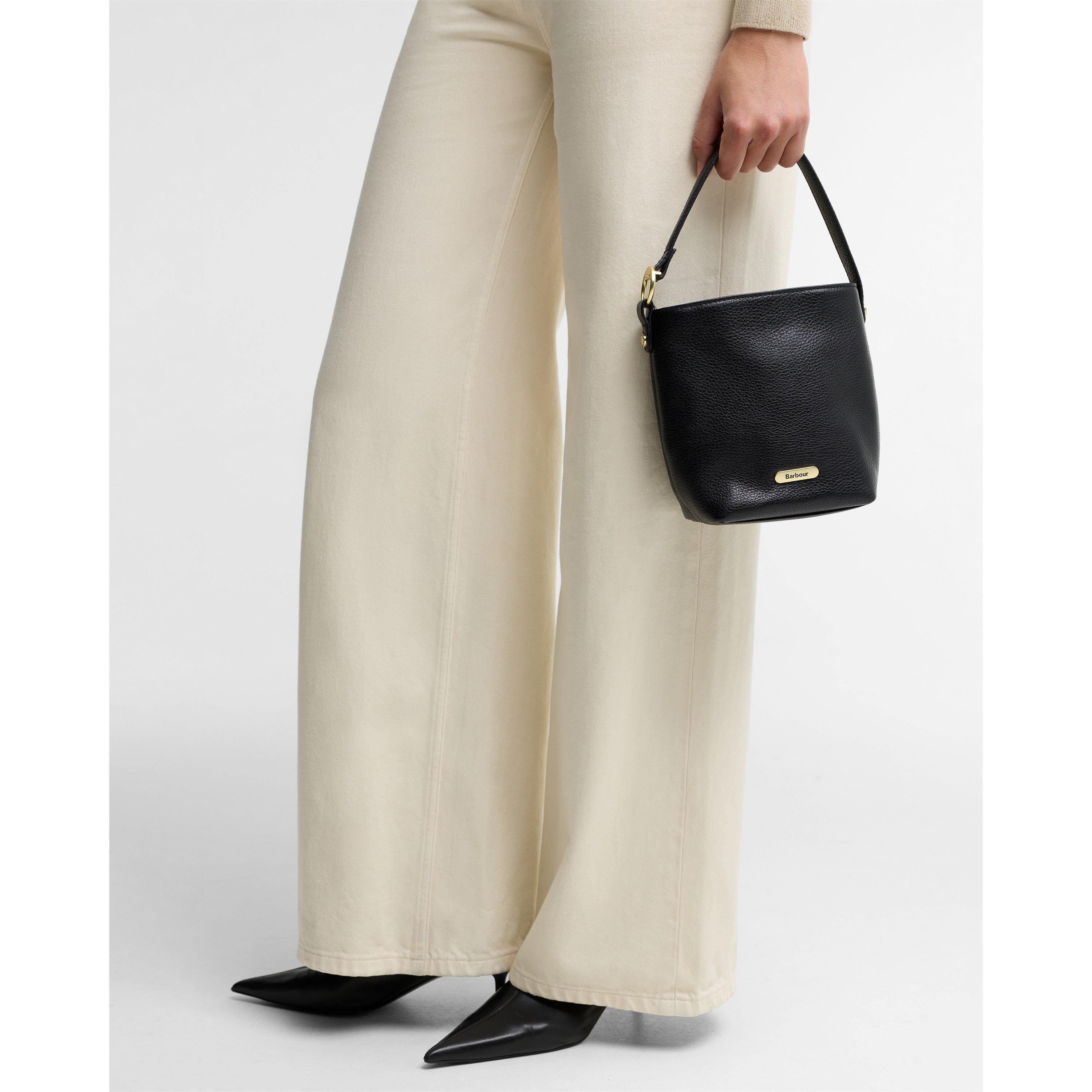 Barbour Women's Cedar Mini Leather Bucket Bag
