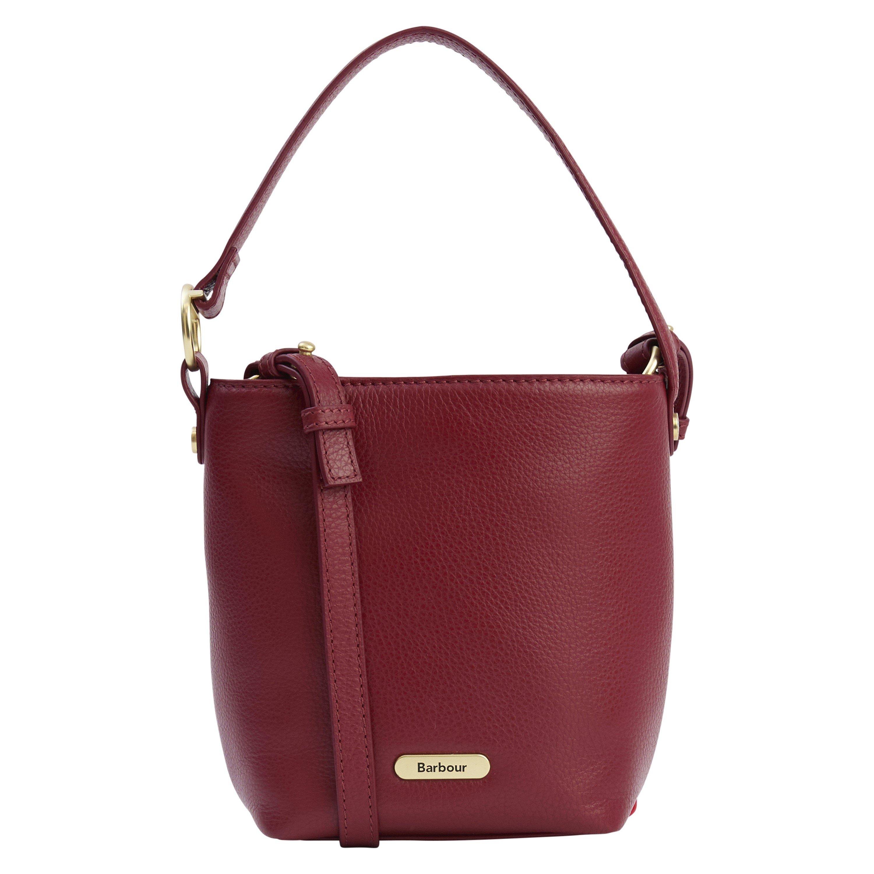 Barbour Women's Cedar Mini Leather Bucket Bag