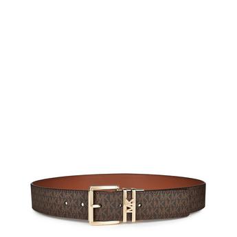 Women's Signature Logo Monogram Leather Belt
