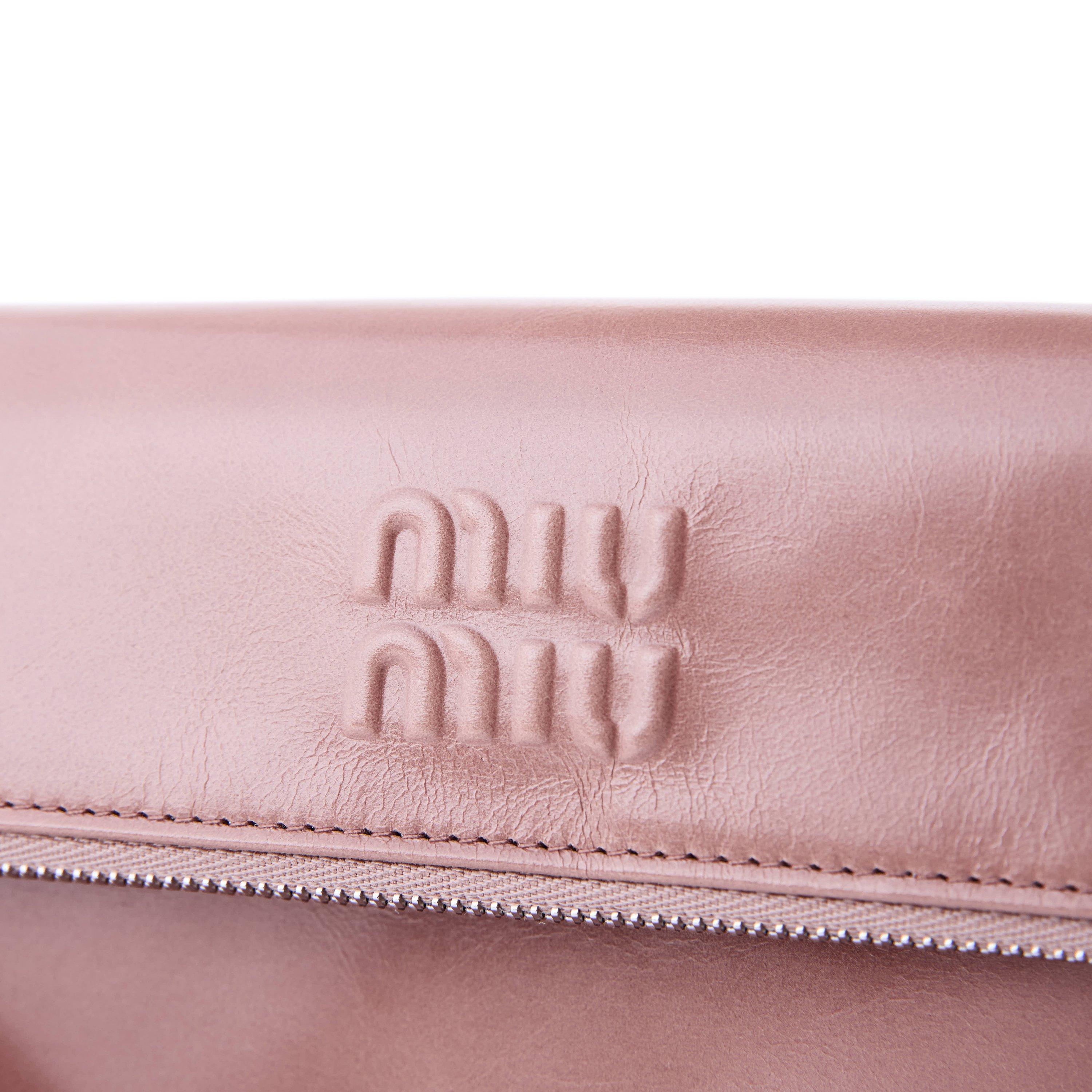 Miu Miu Women's Vitello Bag Wallet On Chain
