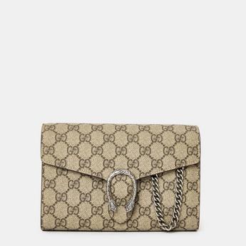 Women's Cotton Dionysus GG Chain Wallet