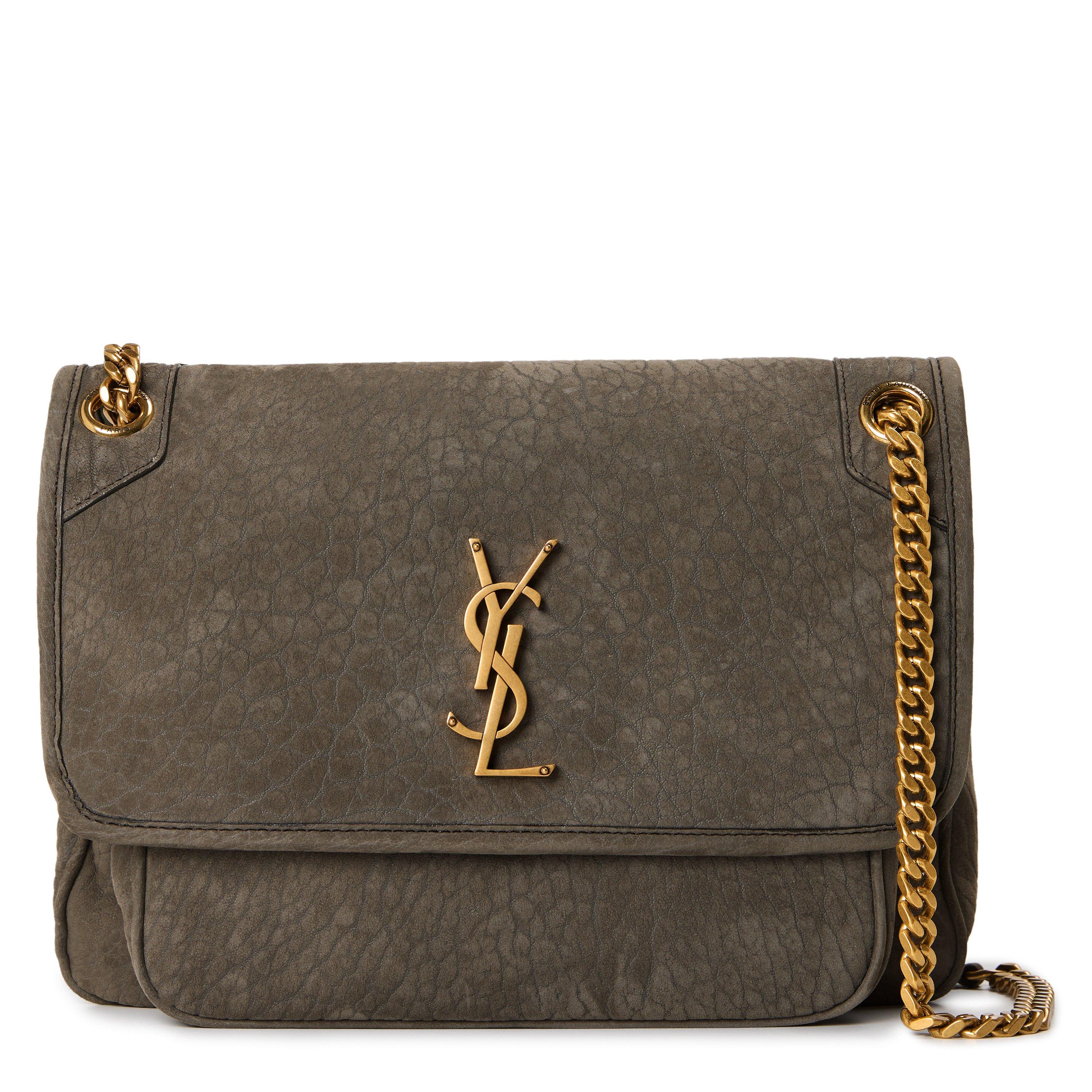 Saint Laurent Women's Nubuck Niki Shoulder Bag