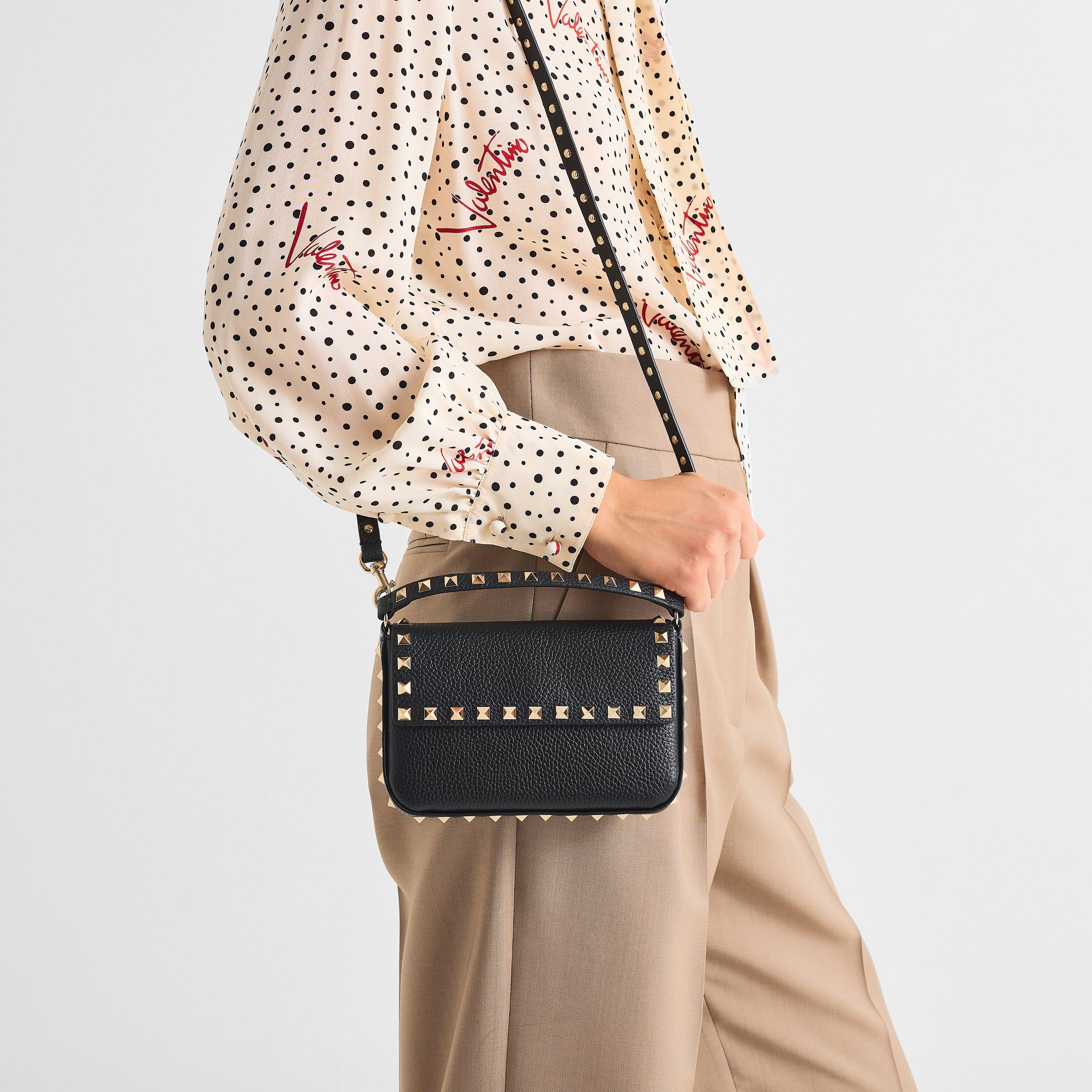 Valentino Garavani Women's Rockstud Mini Leather Crossbody Bag