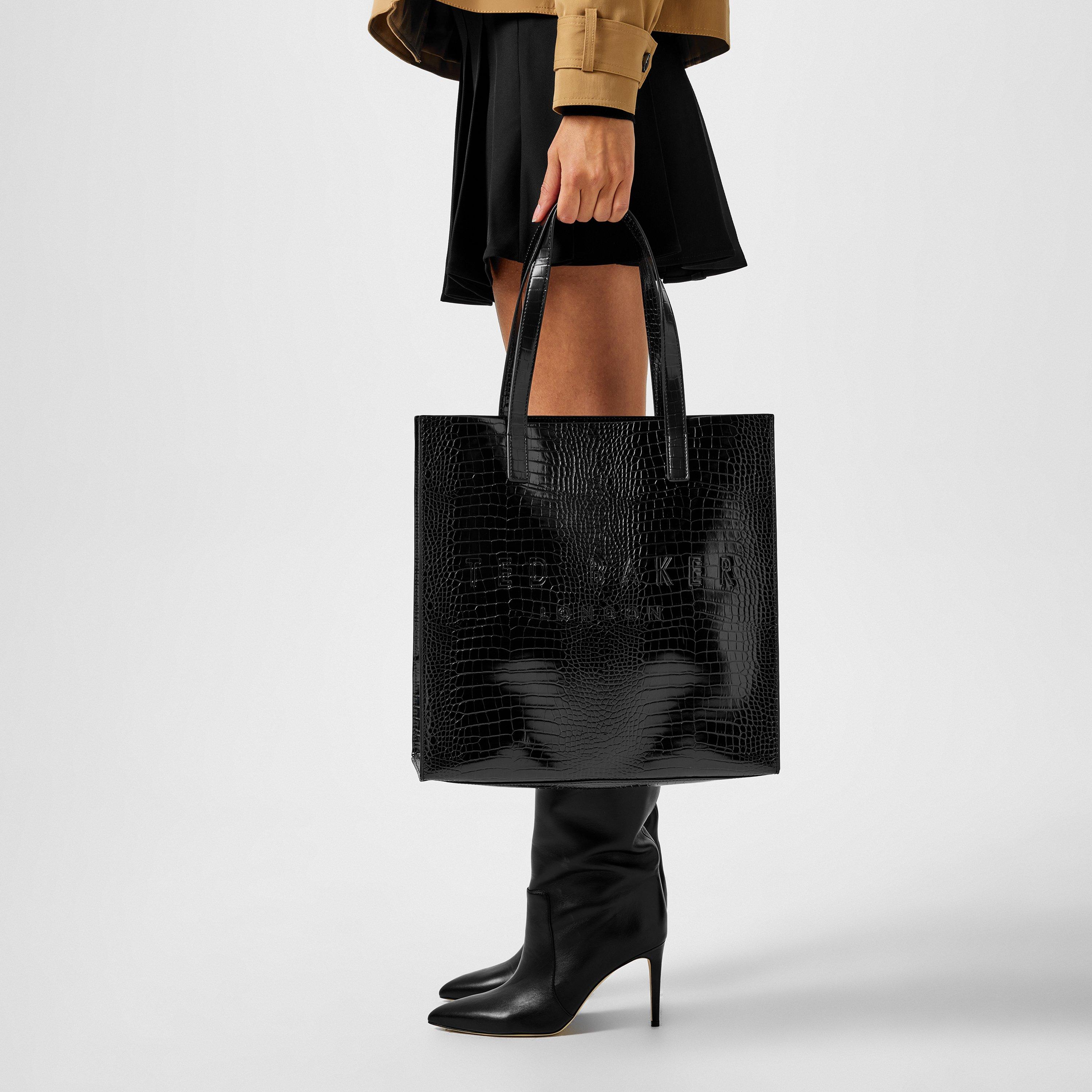 Ted Baker Ted Baker Croc Textured Icon Tote Bag