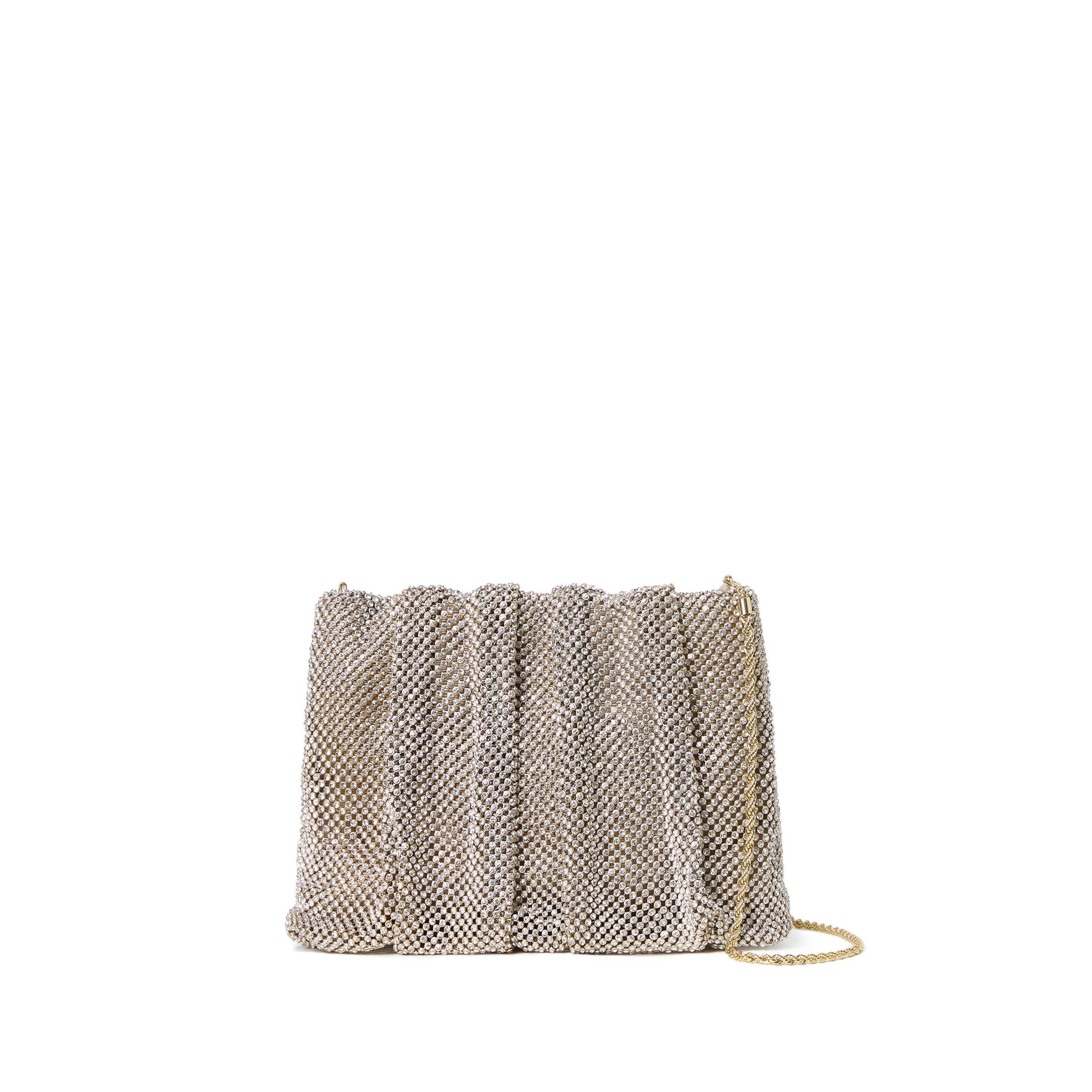 Loeffler Randall Women's Ember Diamanté Gathered Clutch Bag