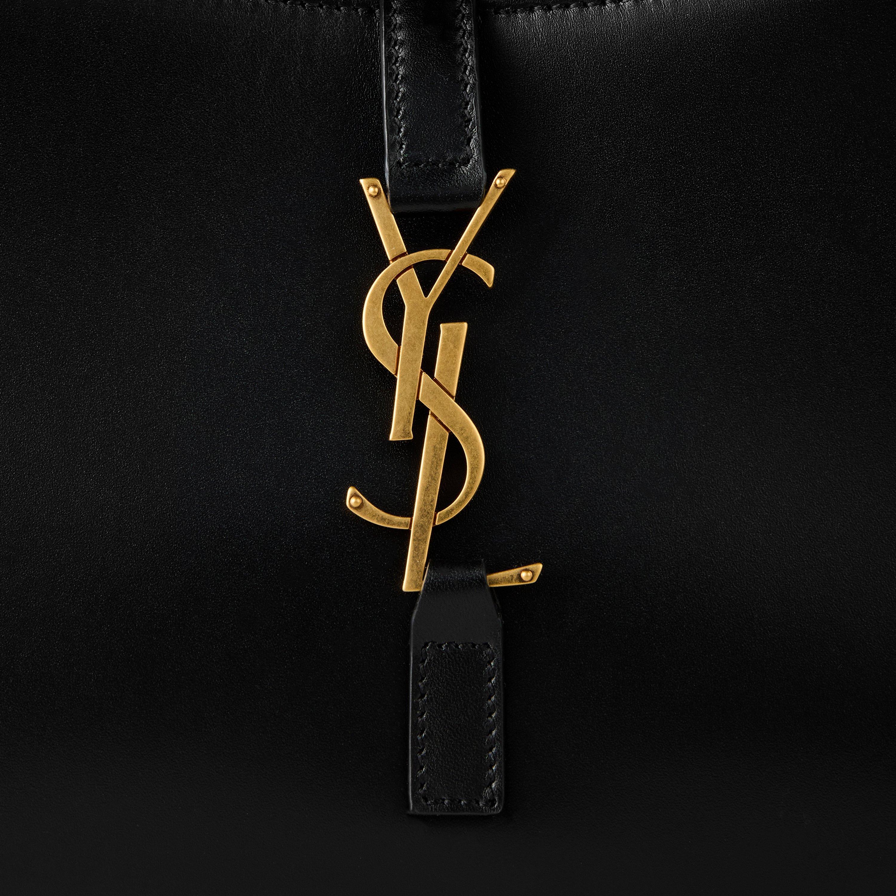 Saint Laurent Le 5 À 7 Leather Hobo Bag