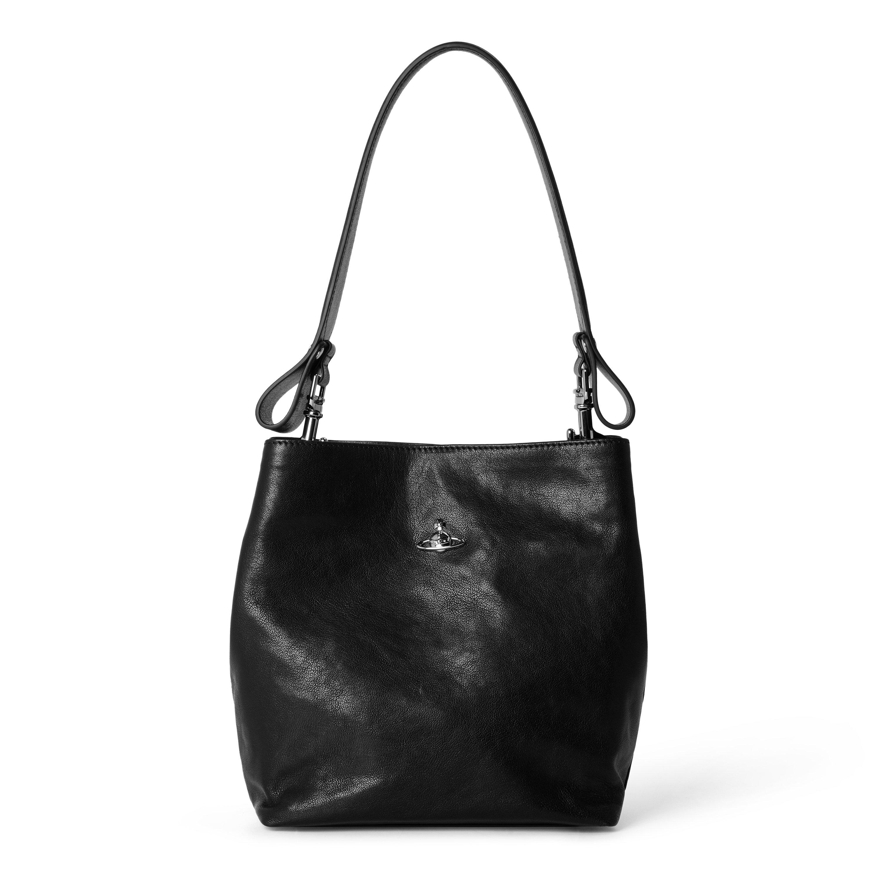Vivienne Westwood Women's Lottie Small Leather Bucket Bag