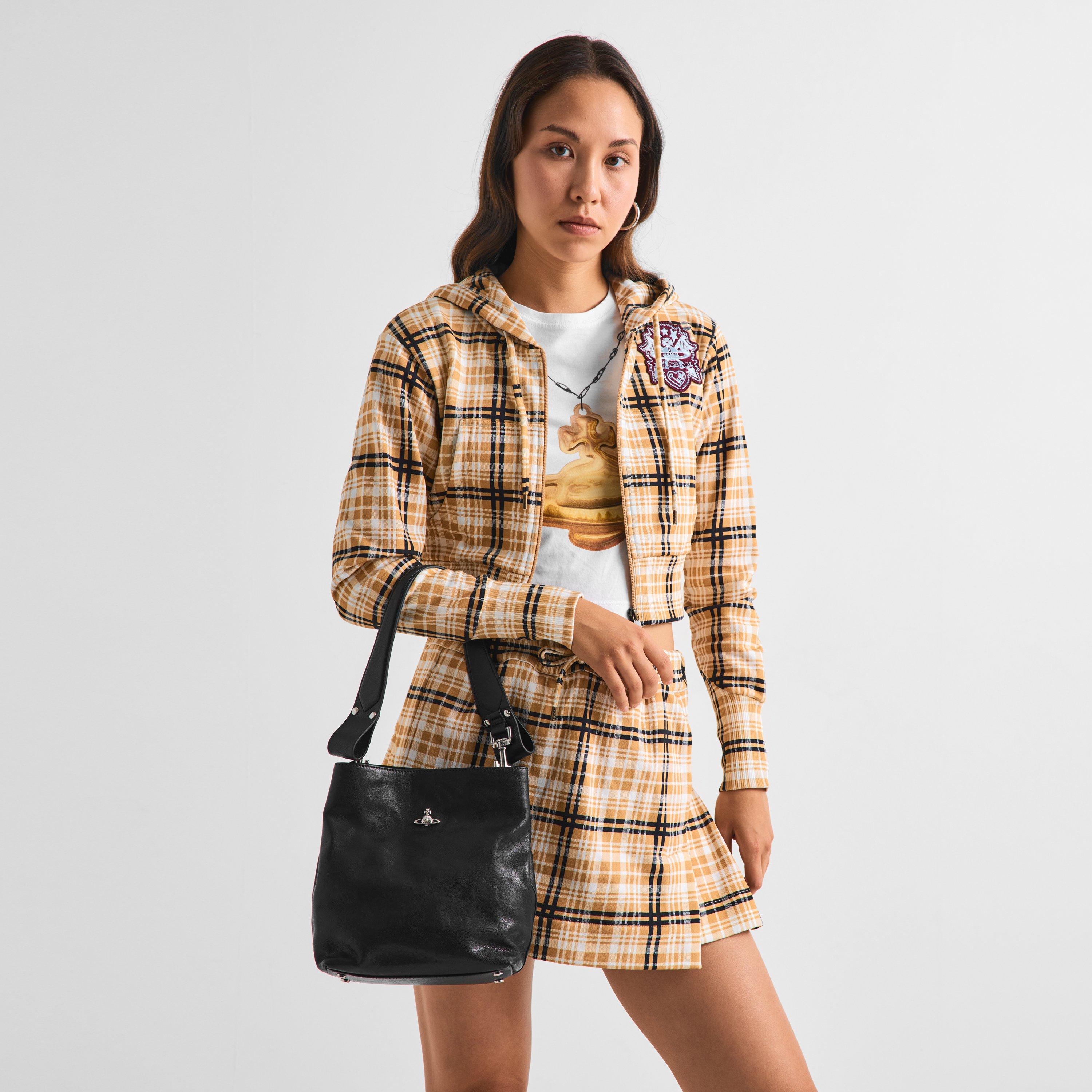 Vivienne Westwood Women's Lottie Small Leather Bucket Bag