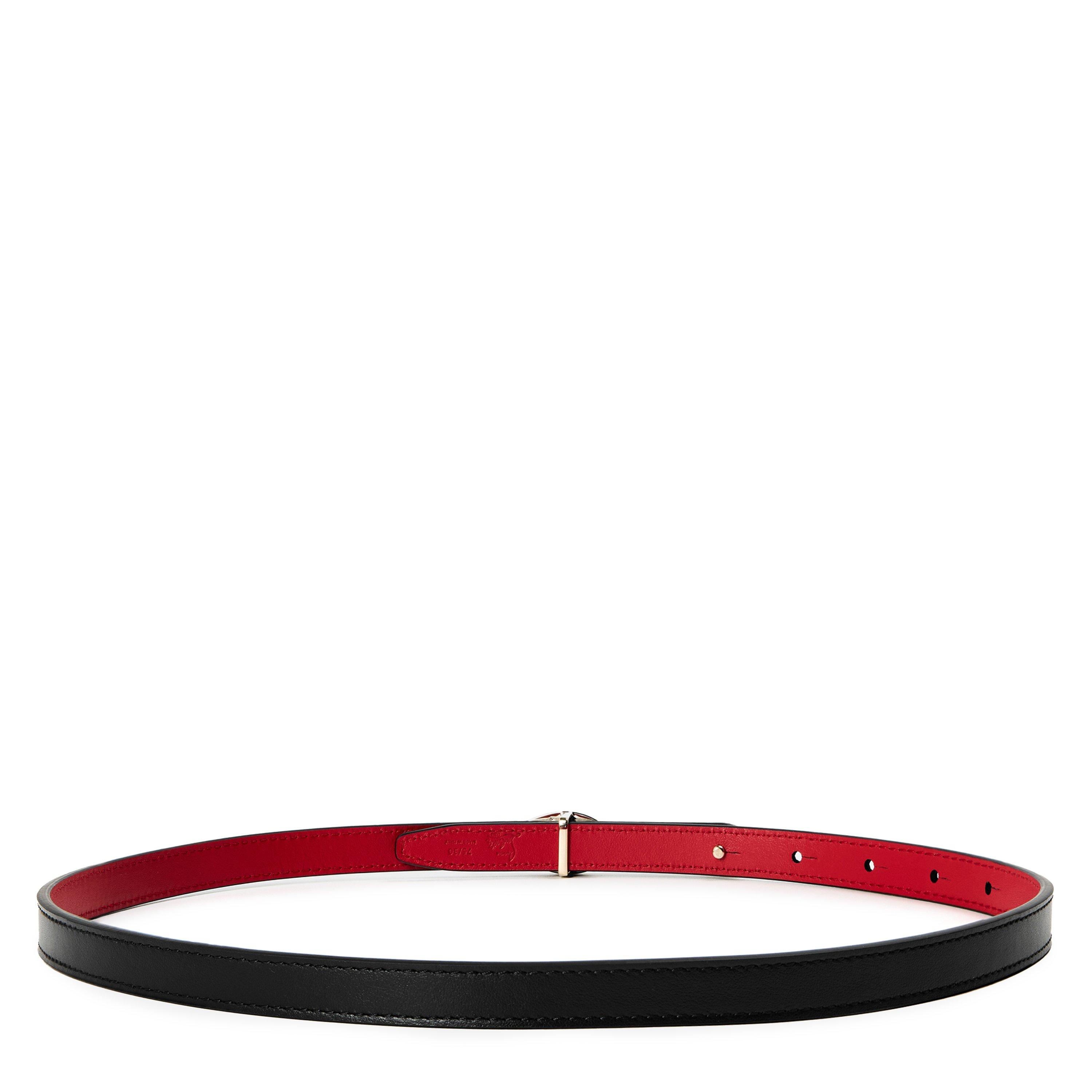 Christian Louboutin Women's Chr Bettina Reversible Leather Belt
