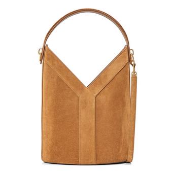 Women's Y Suede Bucket Bag