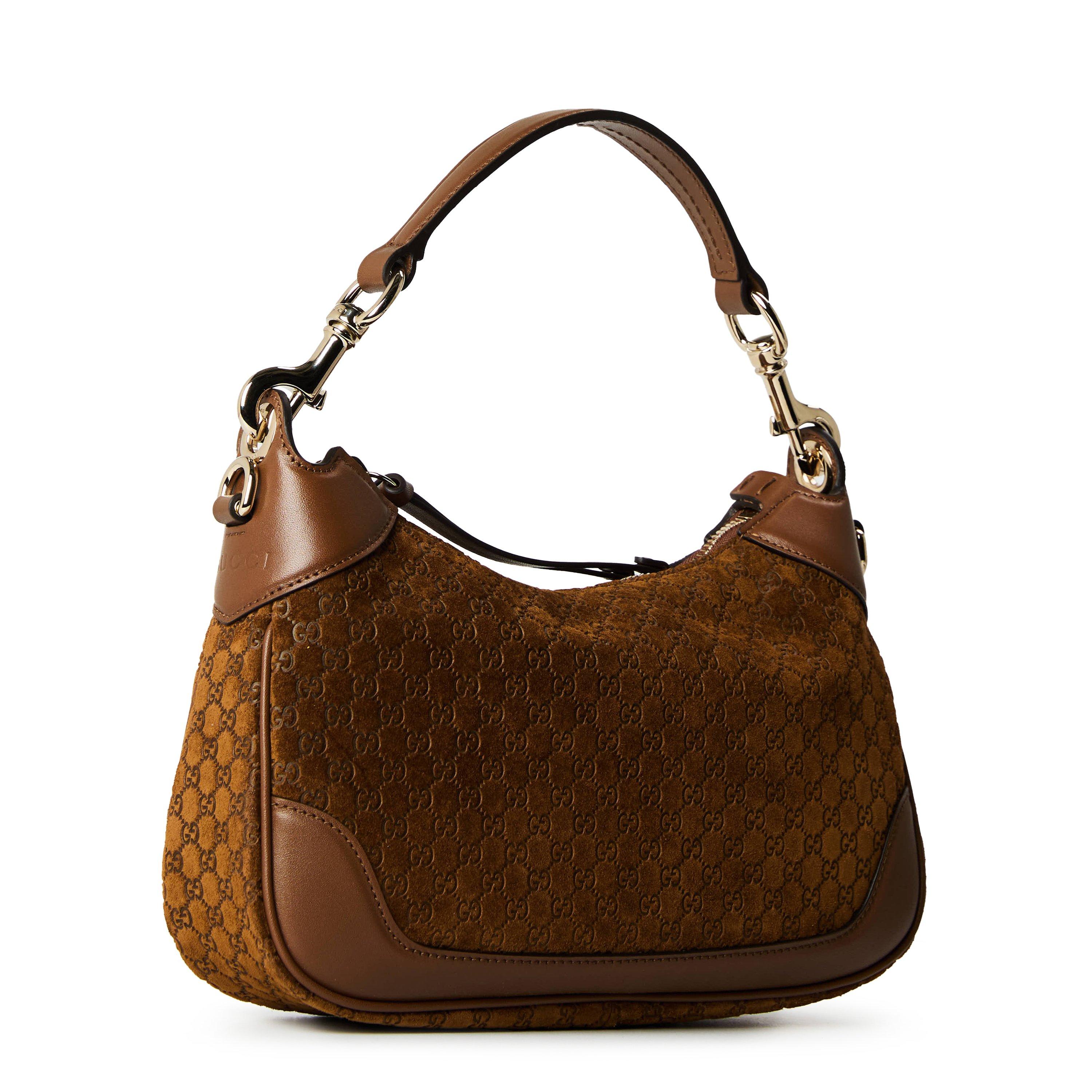 Gucci Gucci Suede Hobo Bag