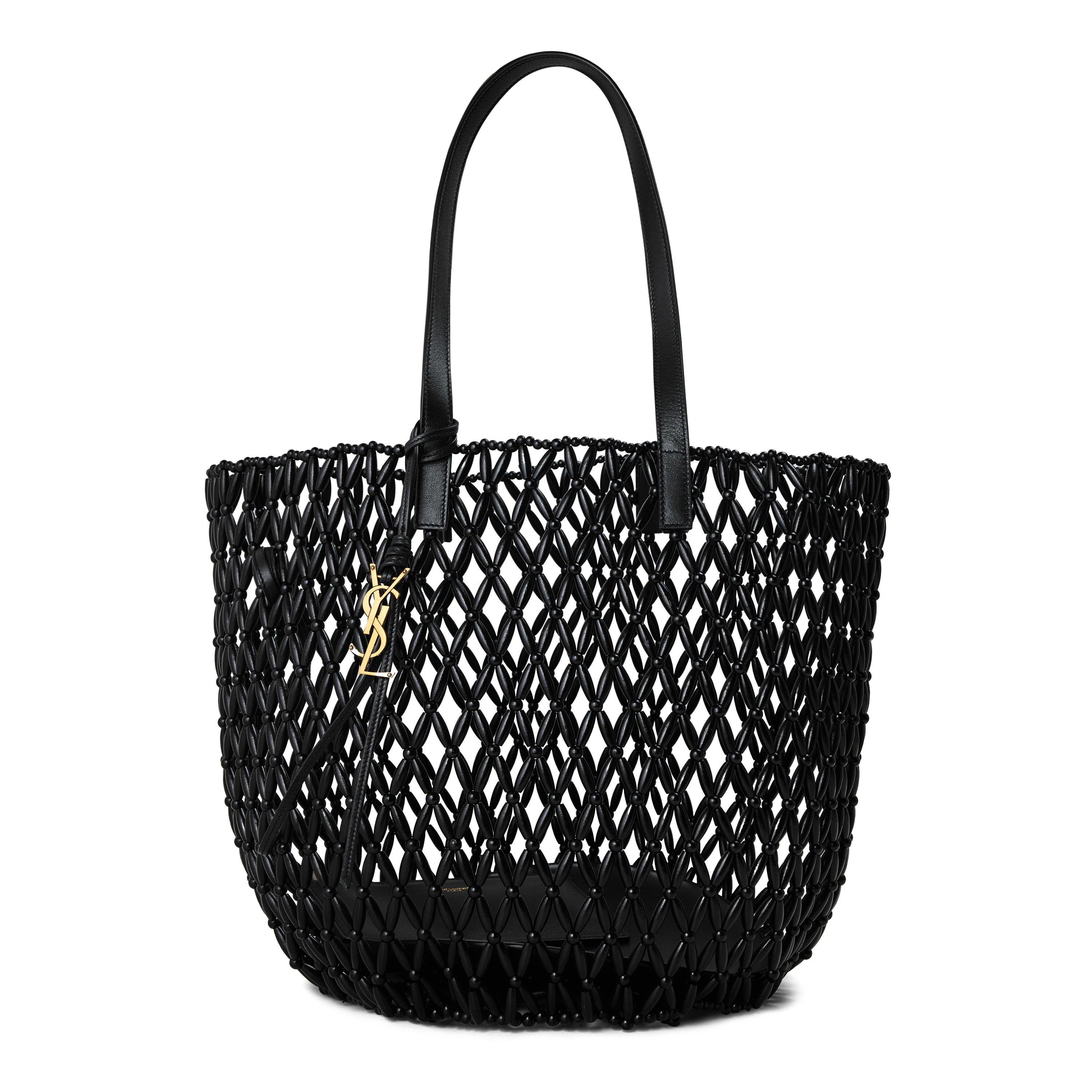 Saint Laurent Women's Beaded Panier Tote Bag