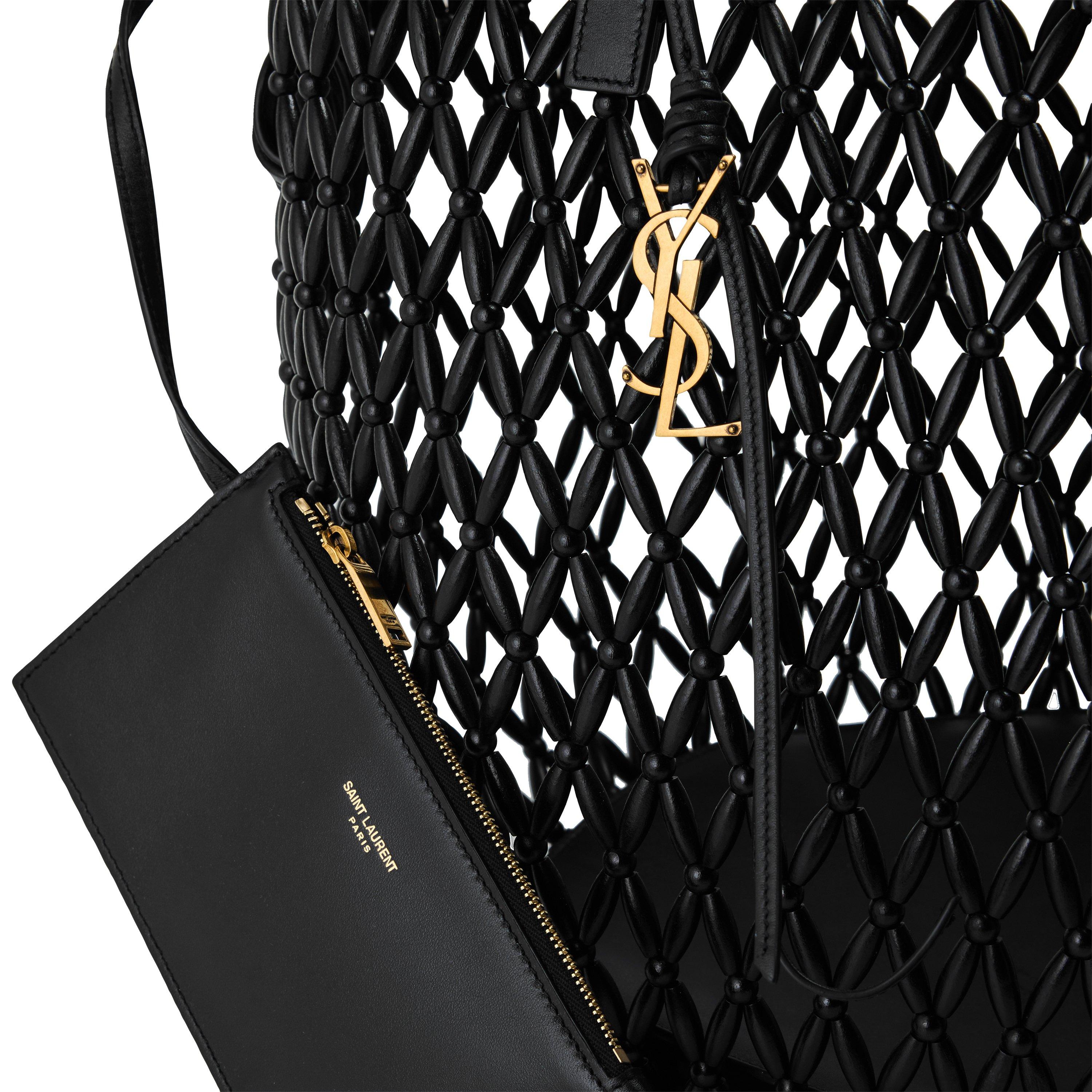 Saint Laurent Women's Beaded Panier Tote Bag