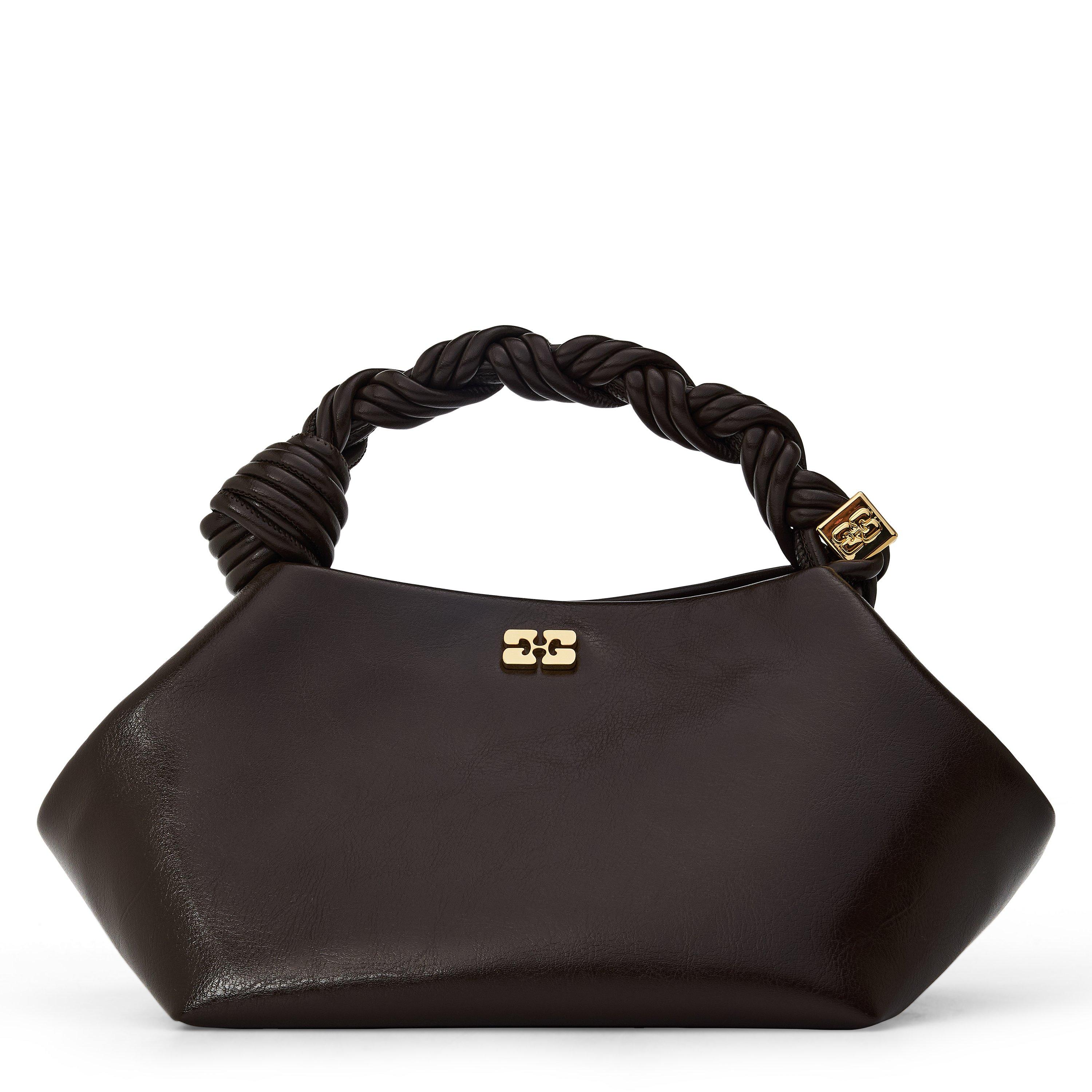 Ganni Women's Buckle Small Crinkle Hobo Bag