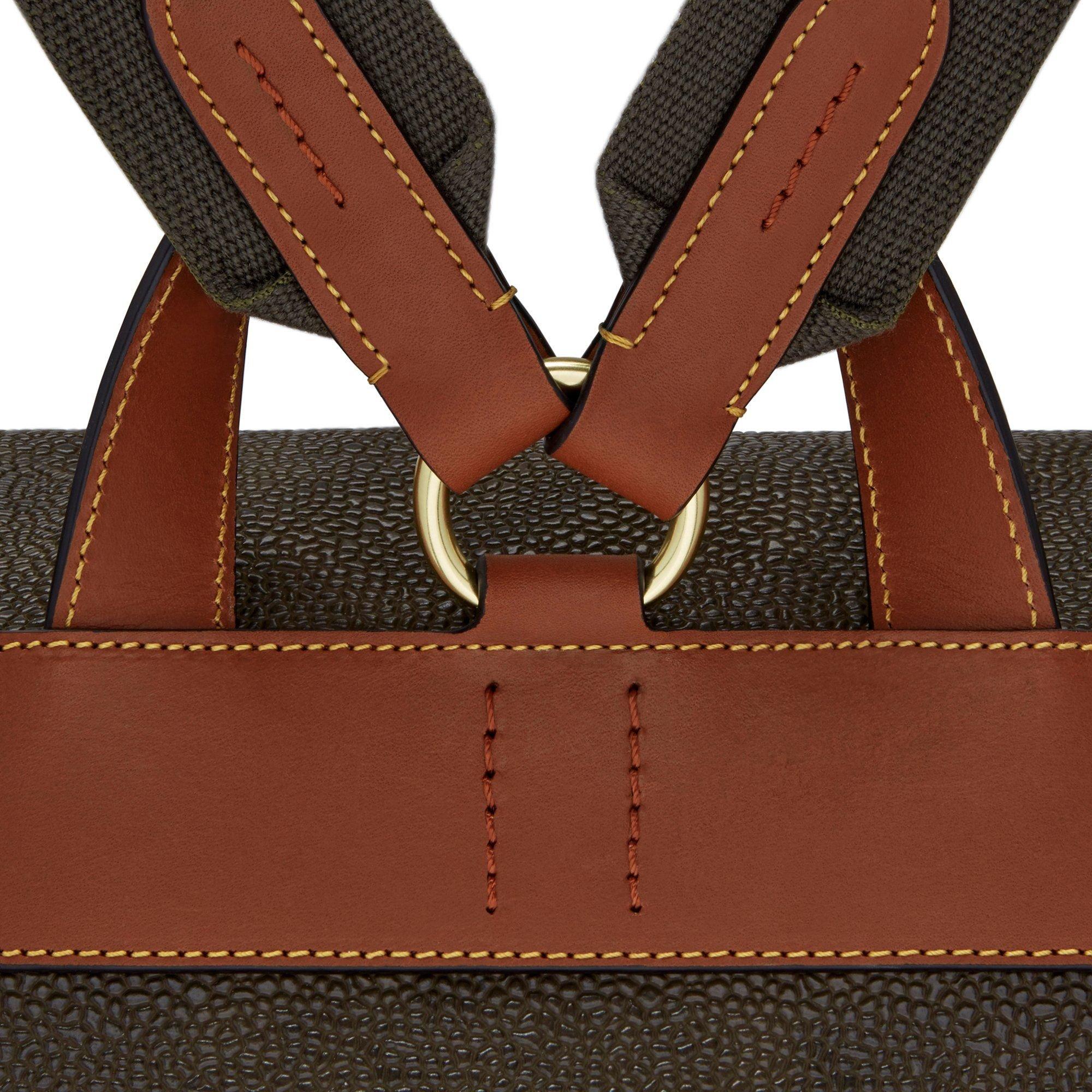 Mulberry Heritage Scotchgrain and Leather Backpack
