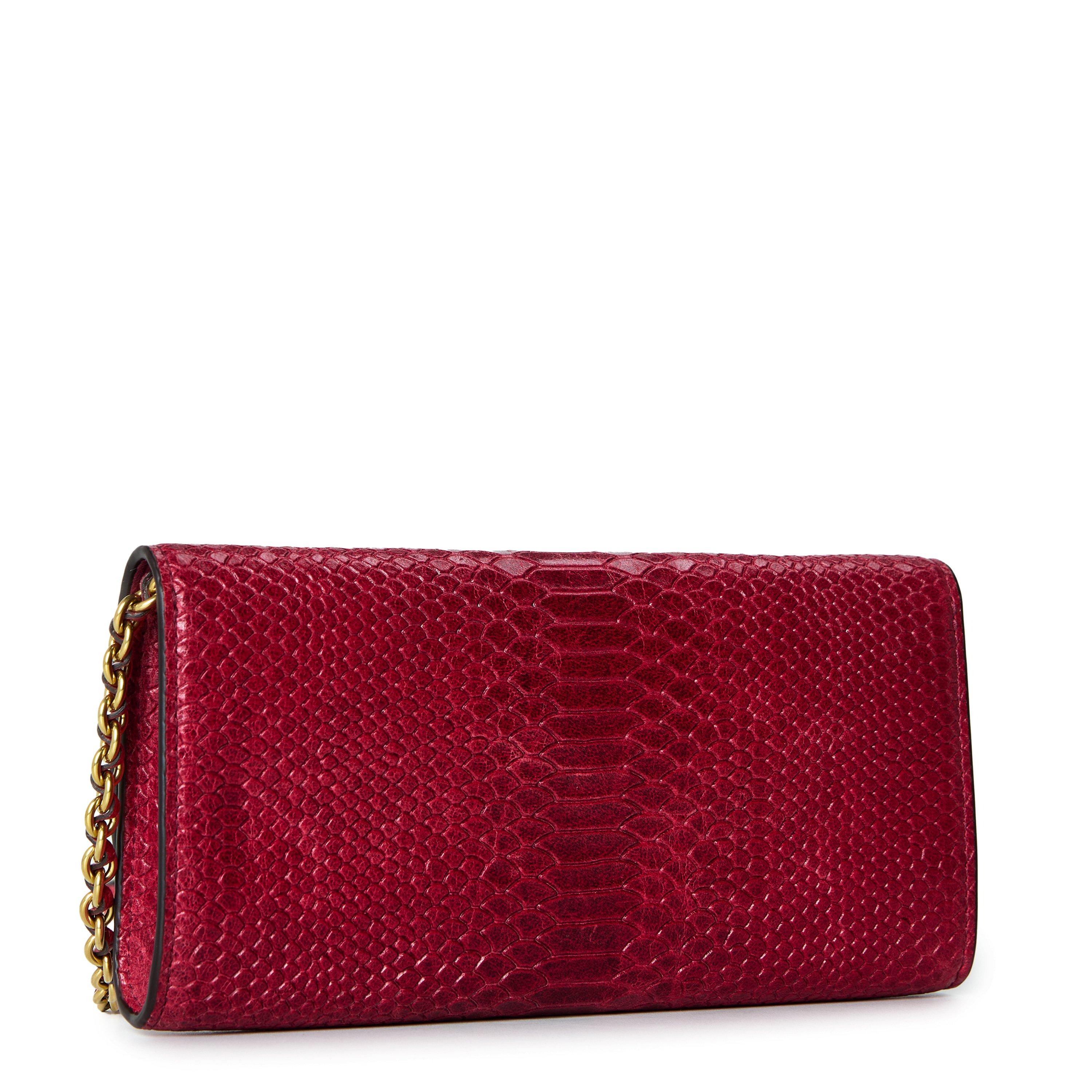 Mulberry Women's Lily Leather Wallet on Chain