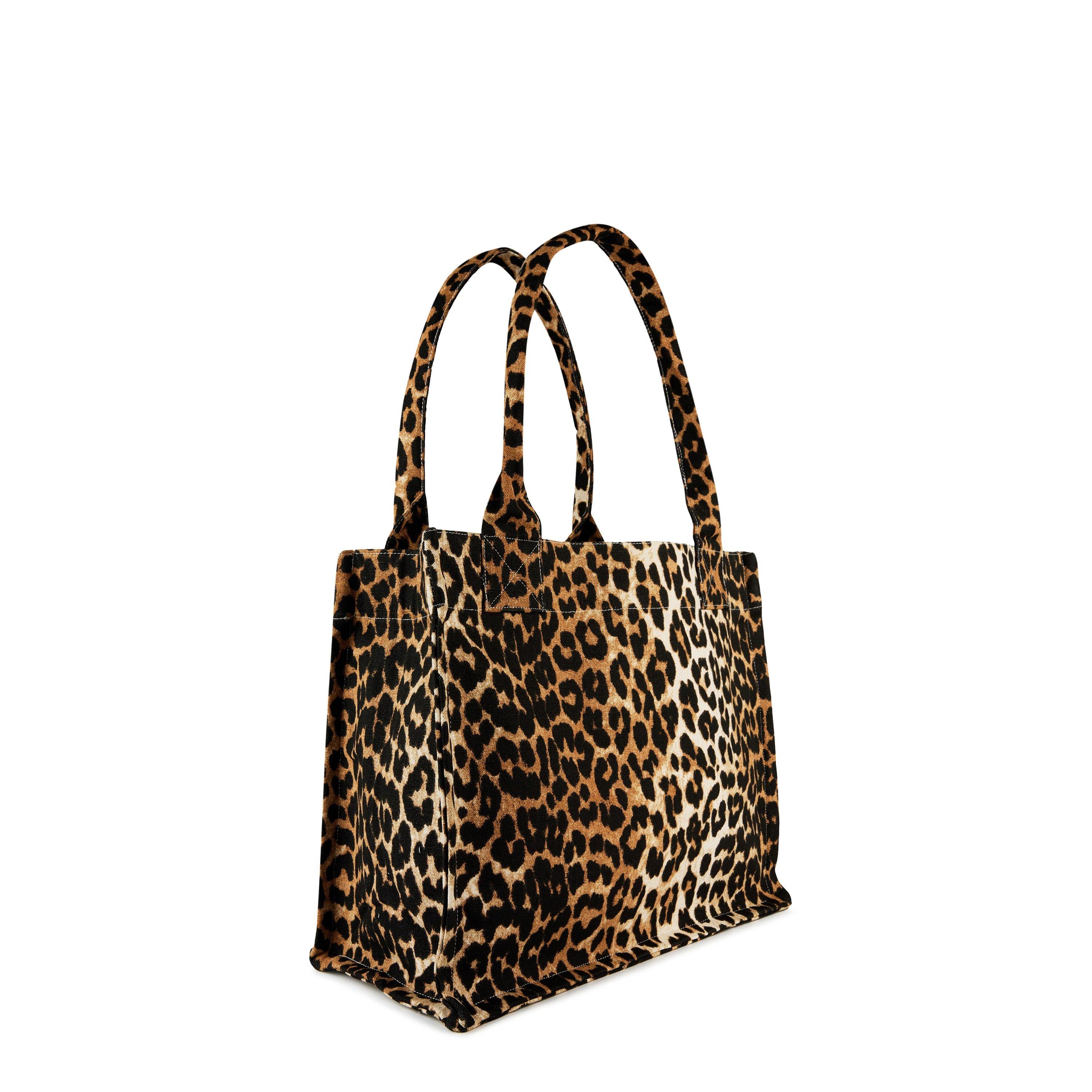 Ganni Women's Embossed Logo Tote Bag