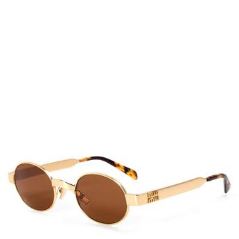 Women's 0MU B51S Rectangle Sunglasses
