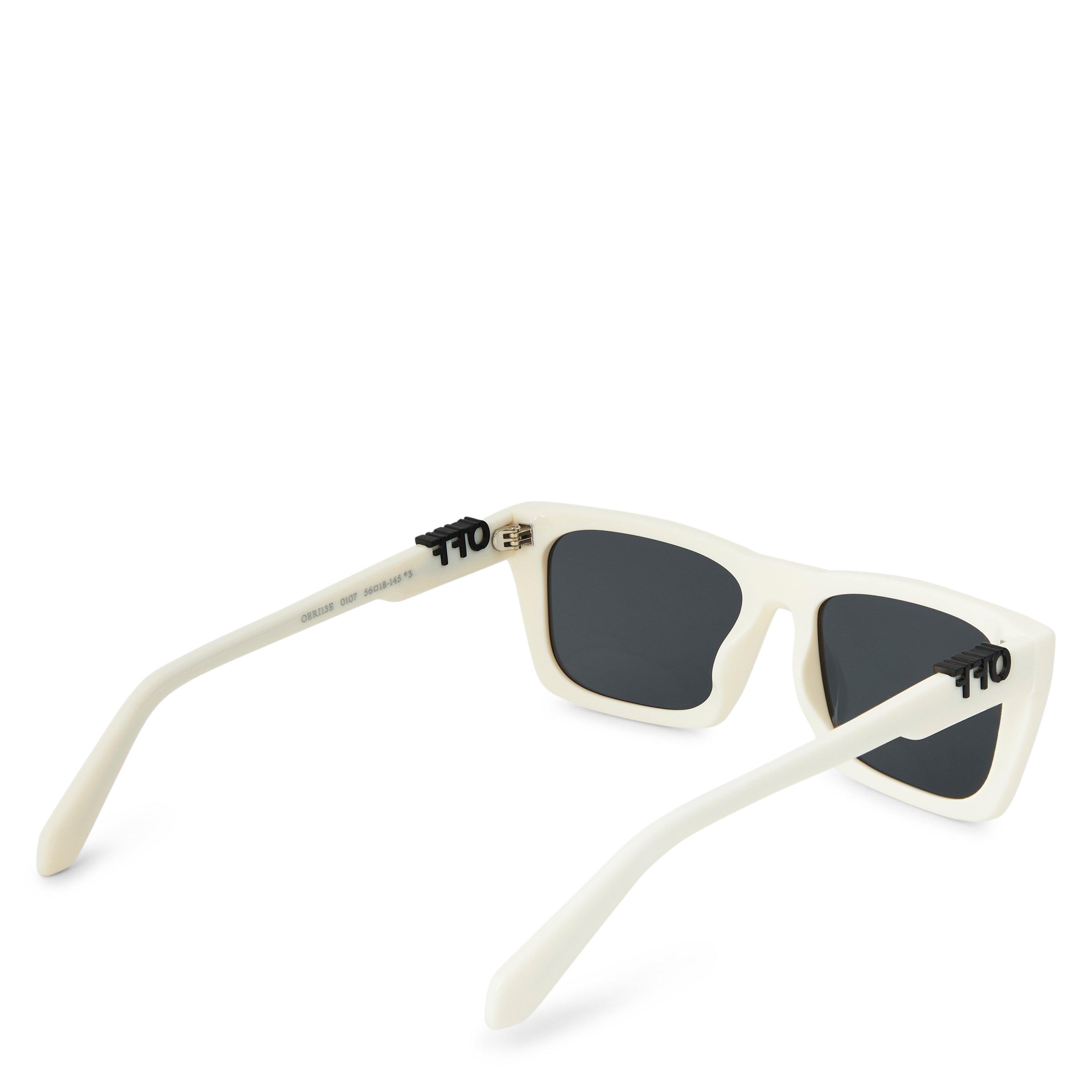 Off White Square UV-Protective Sunglasses