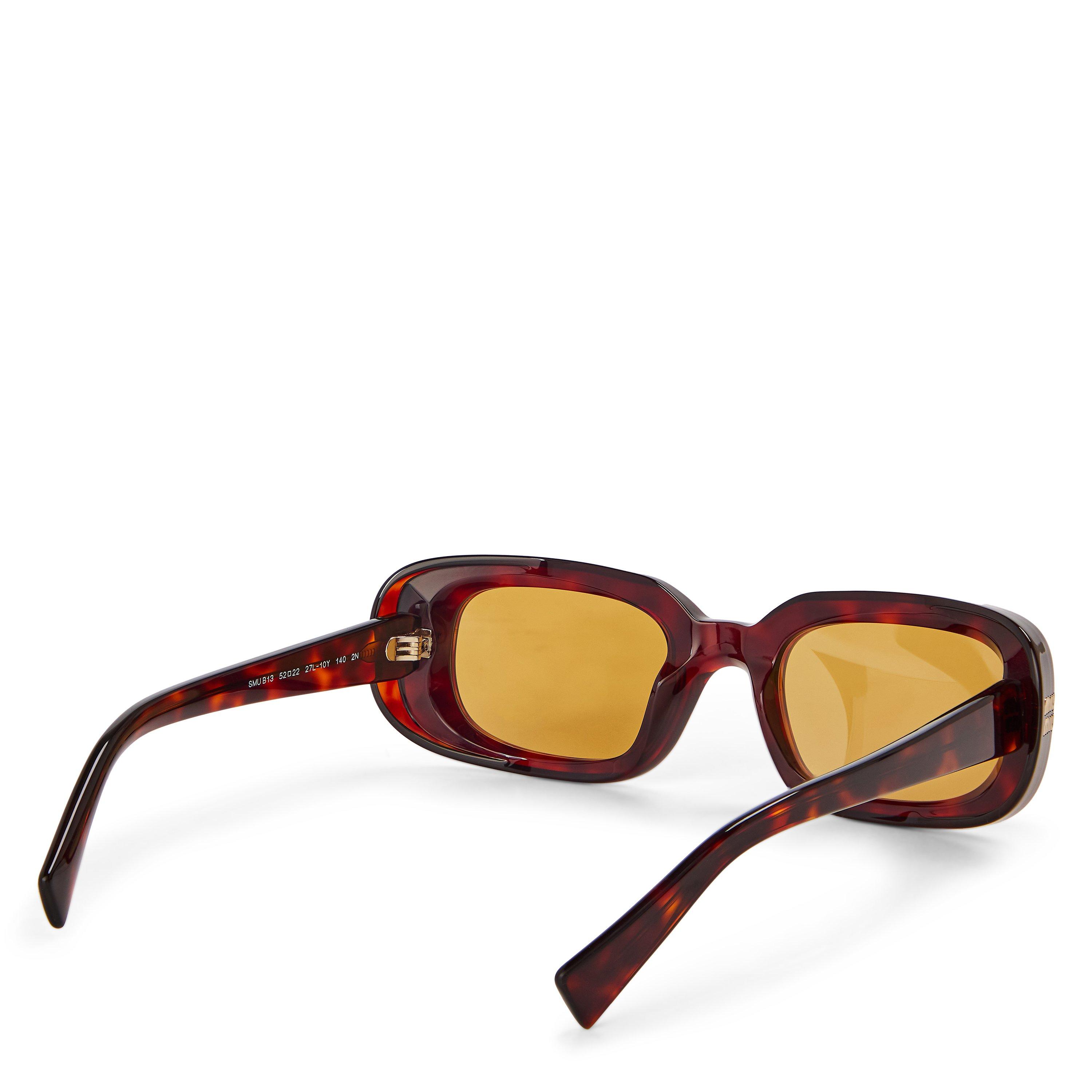 Miu Miu Women's B13S Acetate Rectangle Sunglasses