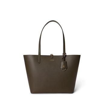Women's Reversible Leather Tote Bag