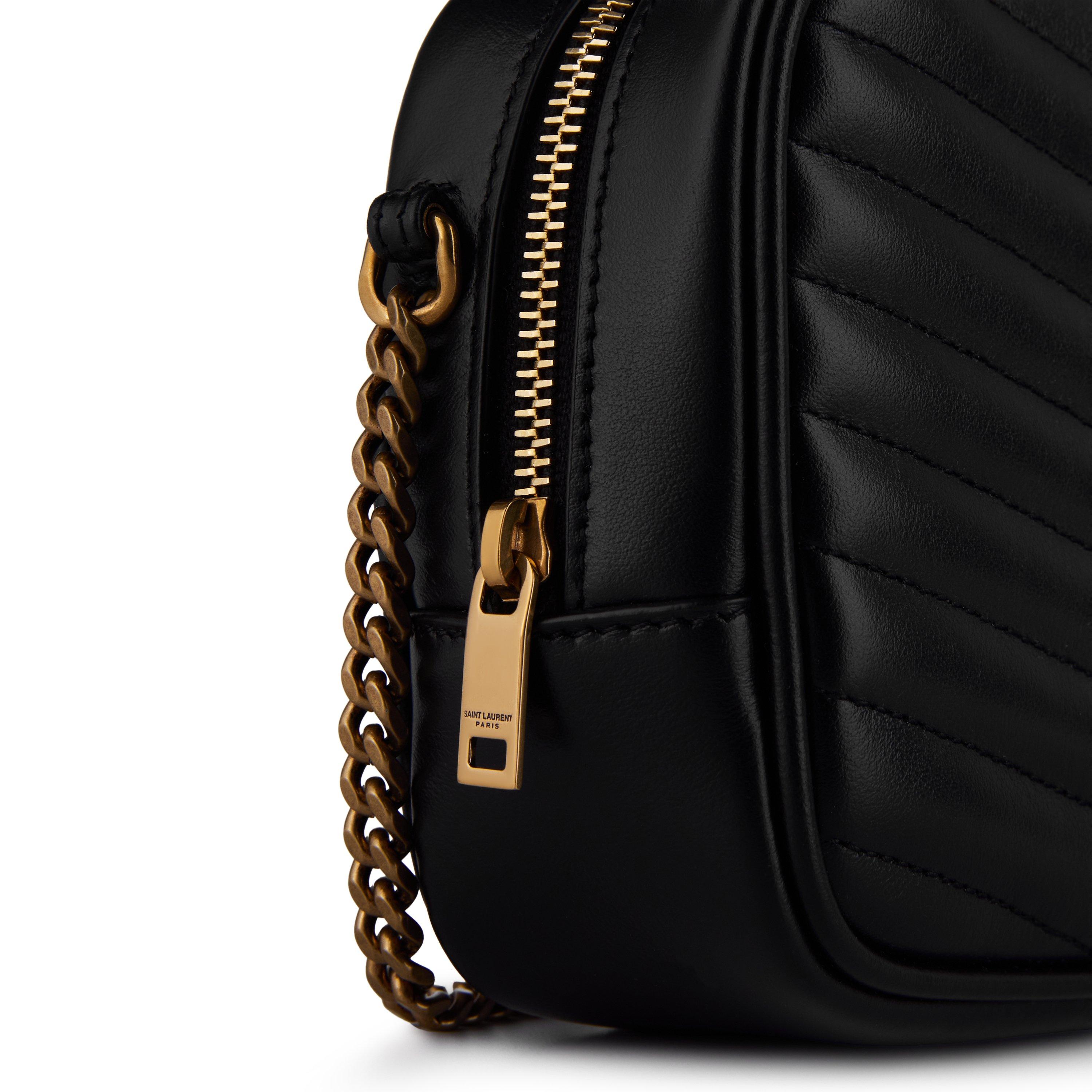 Saint Laurent Lou Mini Leather Shoulder Bag