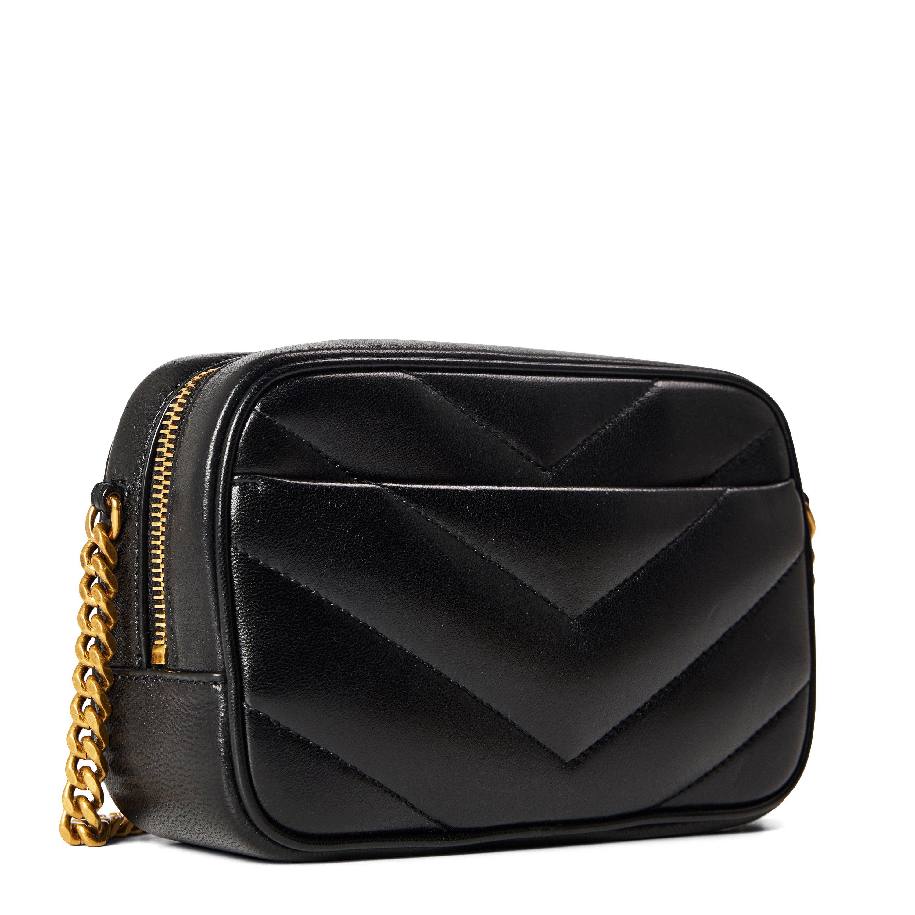 Saint Laurent Women's Mini Lou Leather Camera Bag