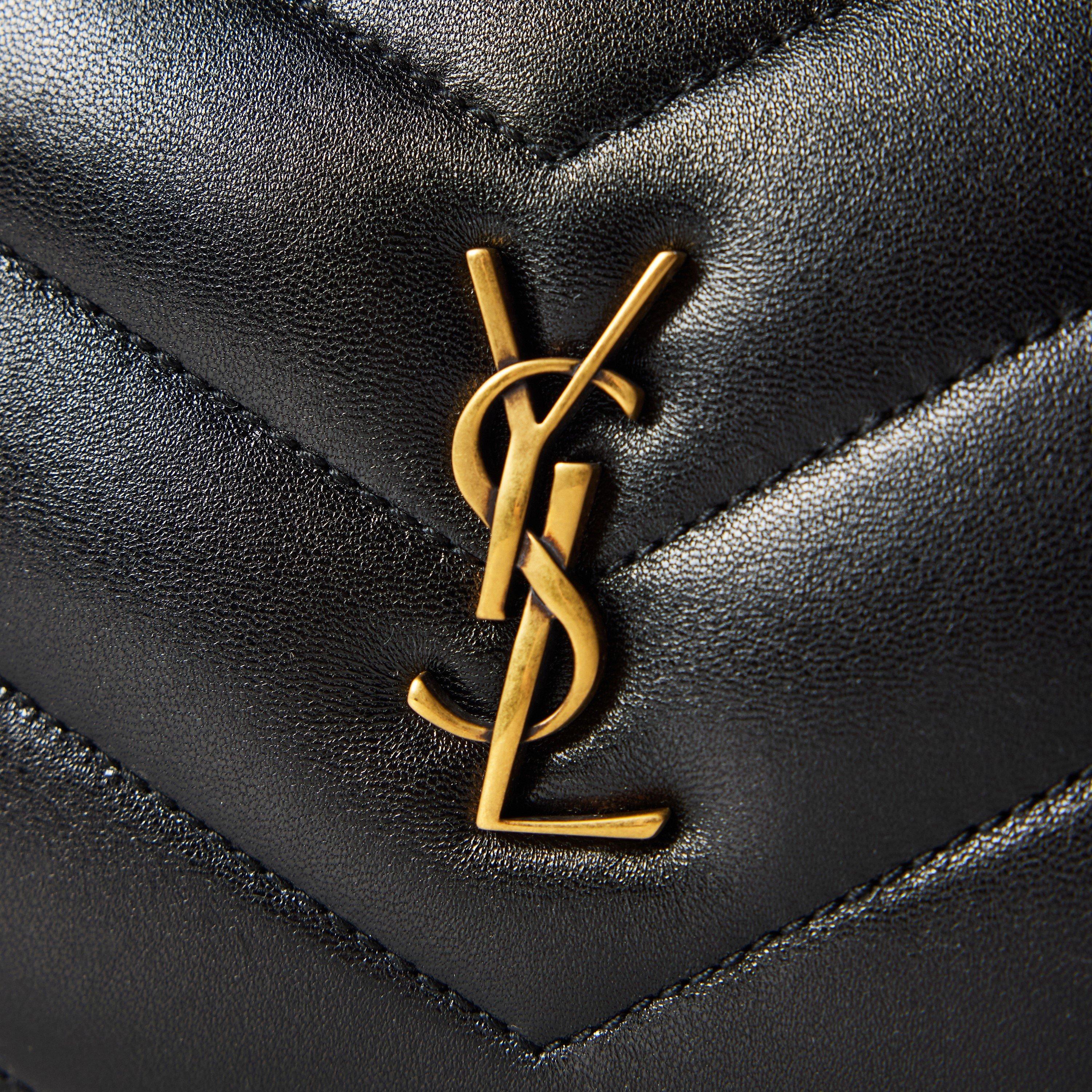Saint Laurent Women's Mini Lou Leather Camera Bag