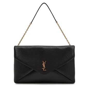 Women's Envelope Leather Chain Pouch