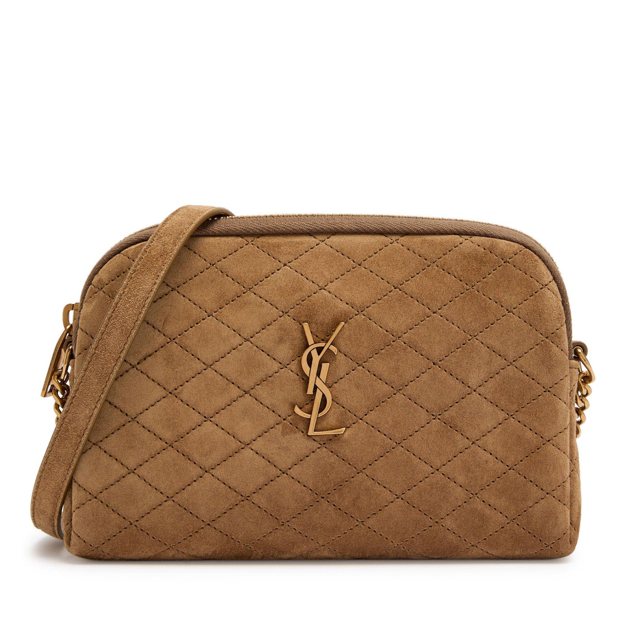 Saint Laurent HALF MOON GABY SUEDE CAMERA BA