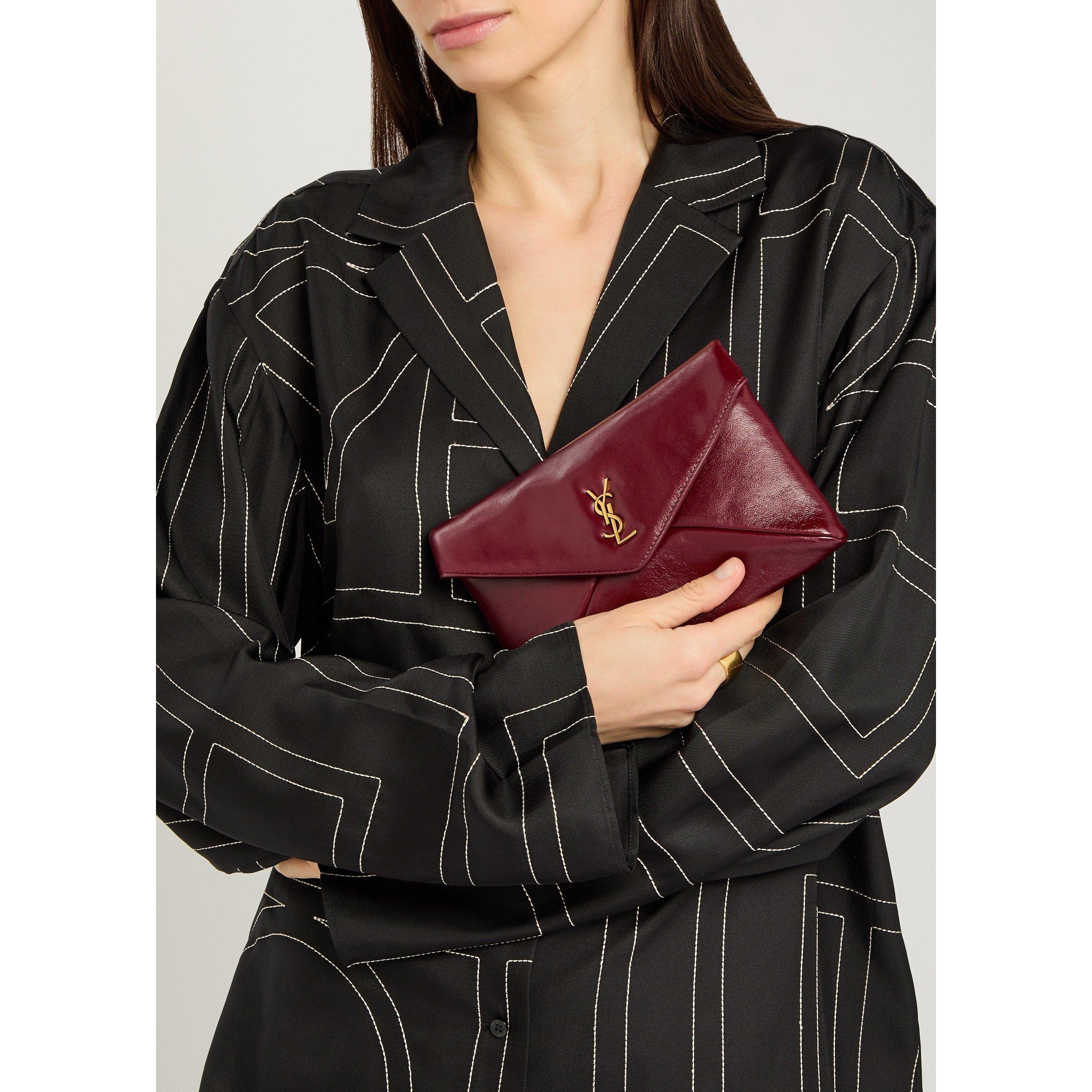 Saint Laurent ENVELOPE SOFT POUCH W CHAIN