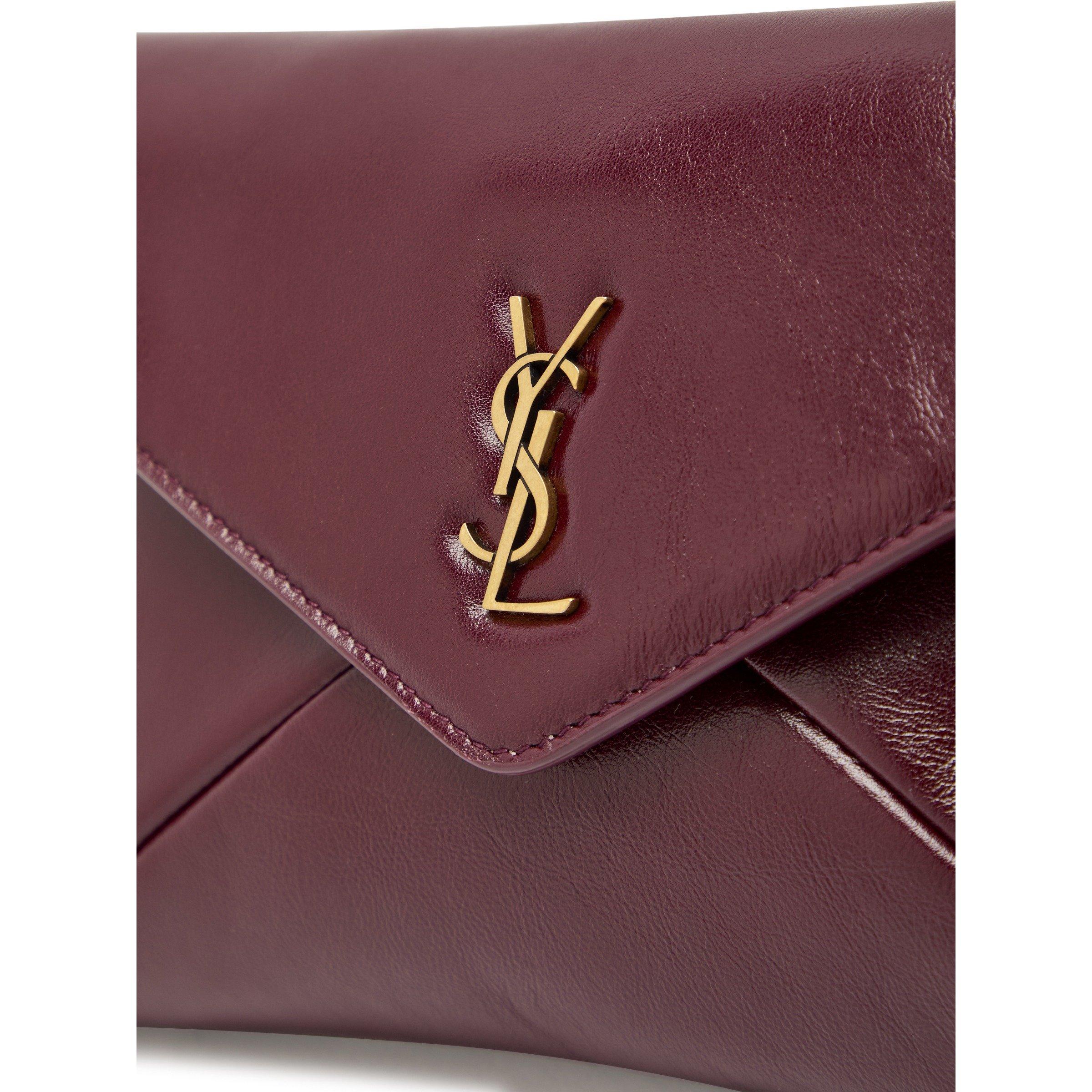 Saint Laurent ENVELOPE SOFT POUCH W CHAIN