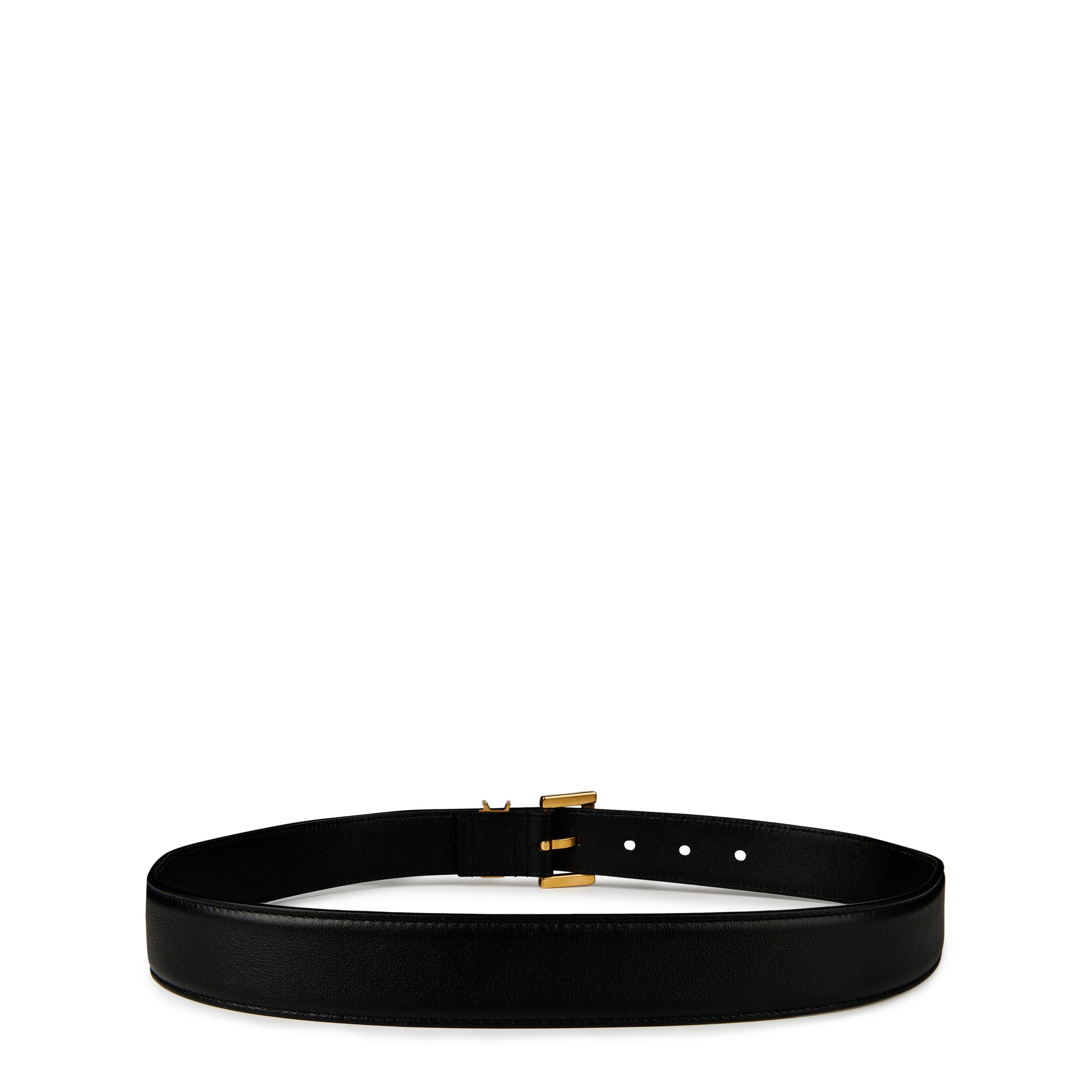 Saint Laurent Smooth Cassandre Belt