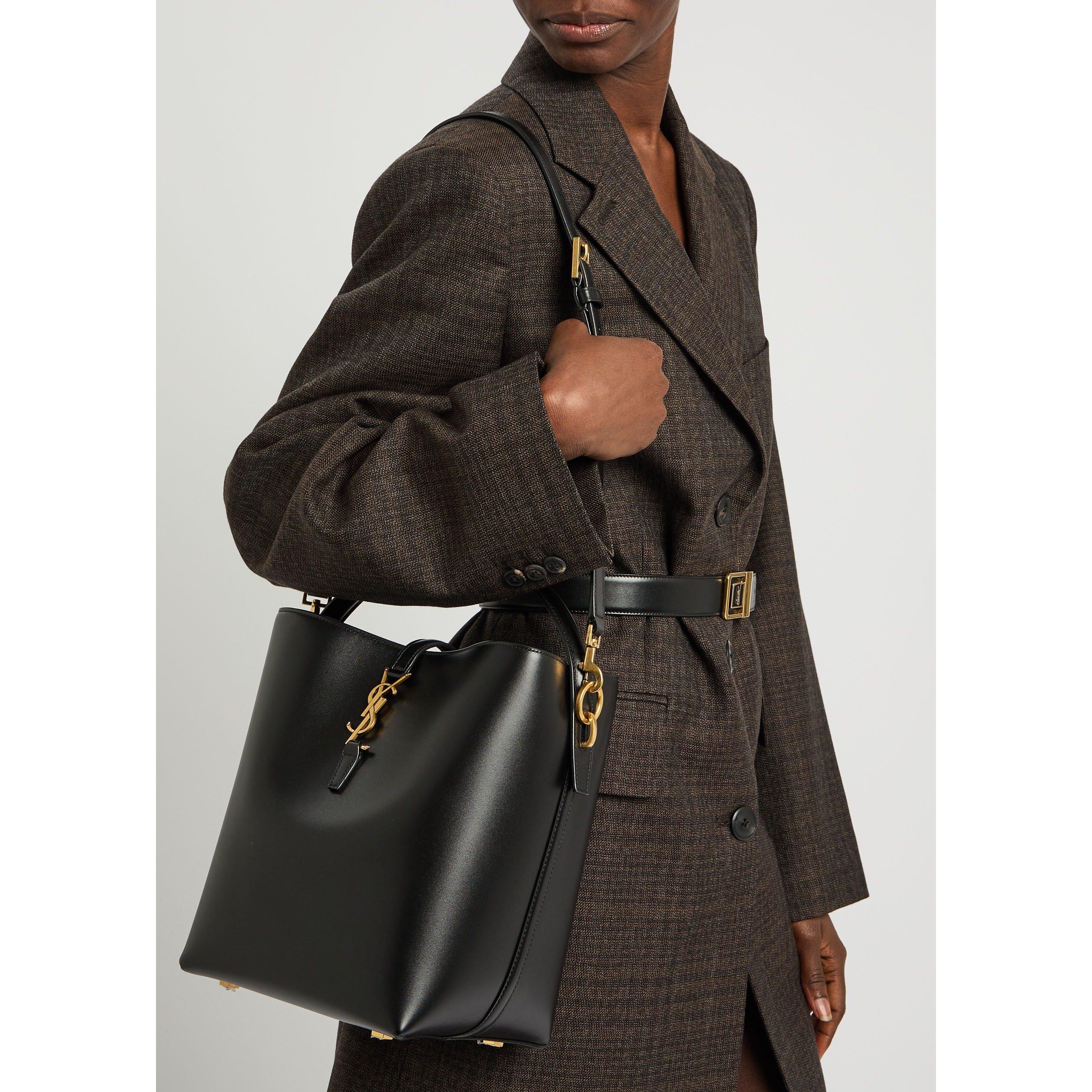 Saint Laurent Women's Le 37 Leather Bucket Bag