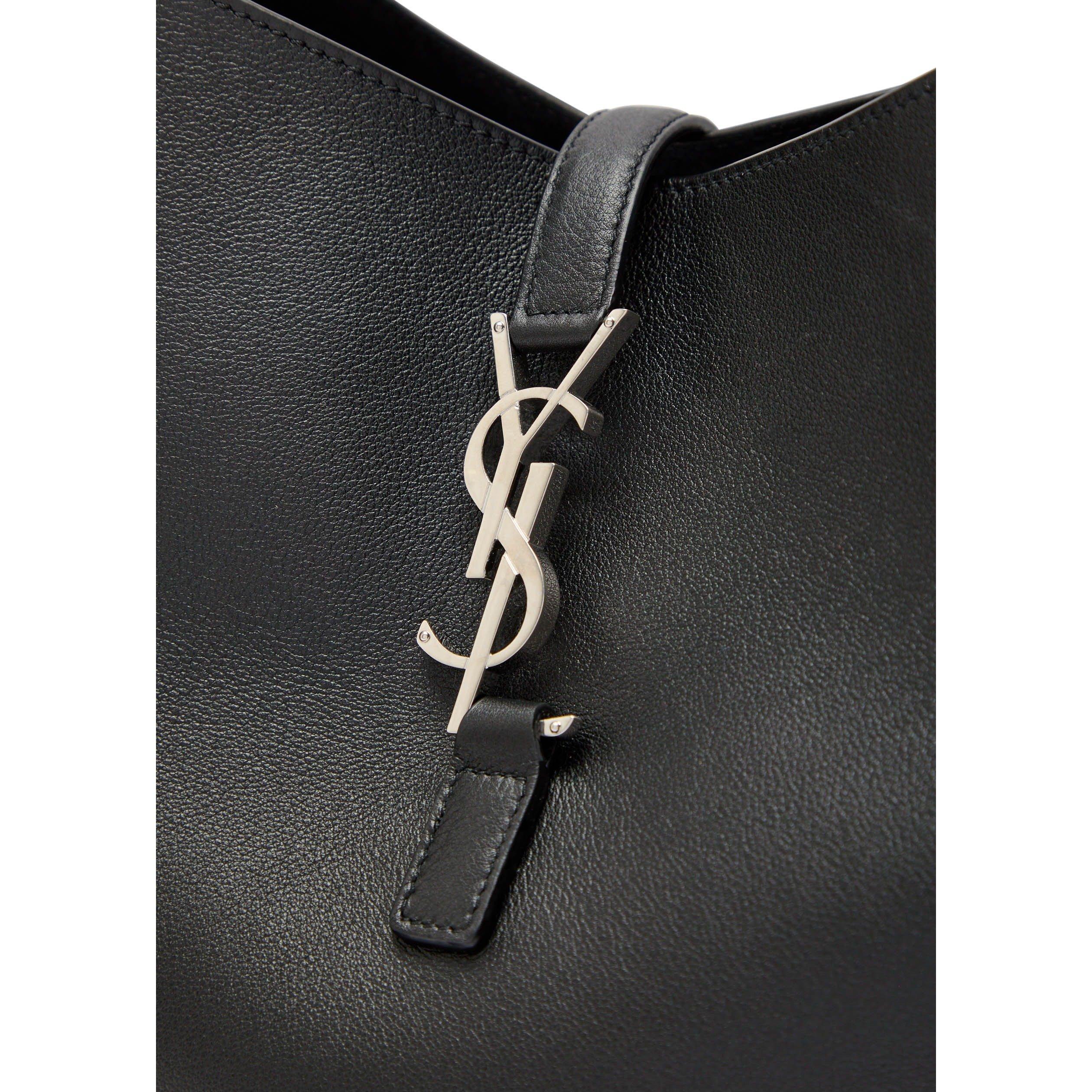 Saint Laurent 5 A 7 LARGE HOBO SILVER HDW