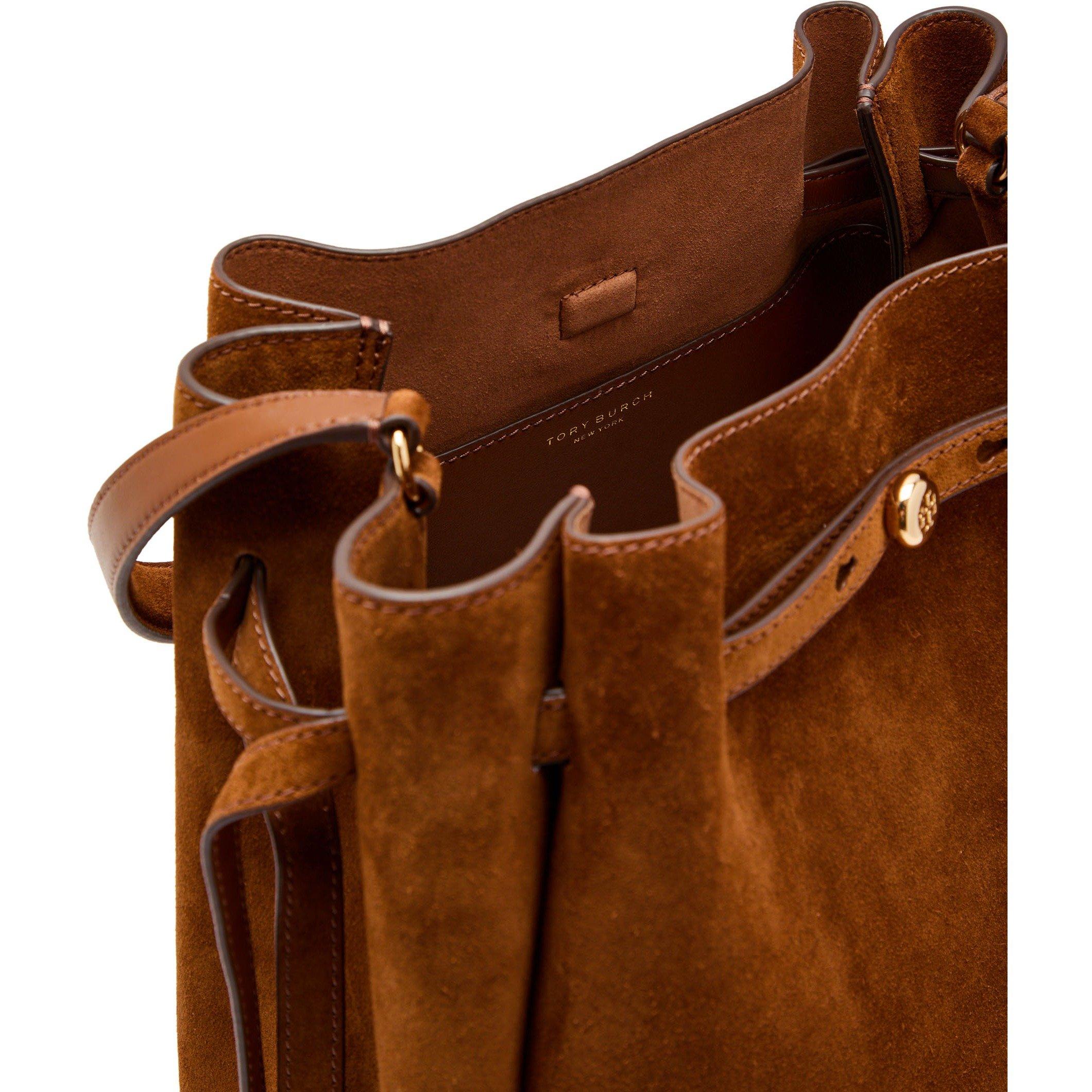 Tory Burch Romy Suede Large Bucket Bag