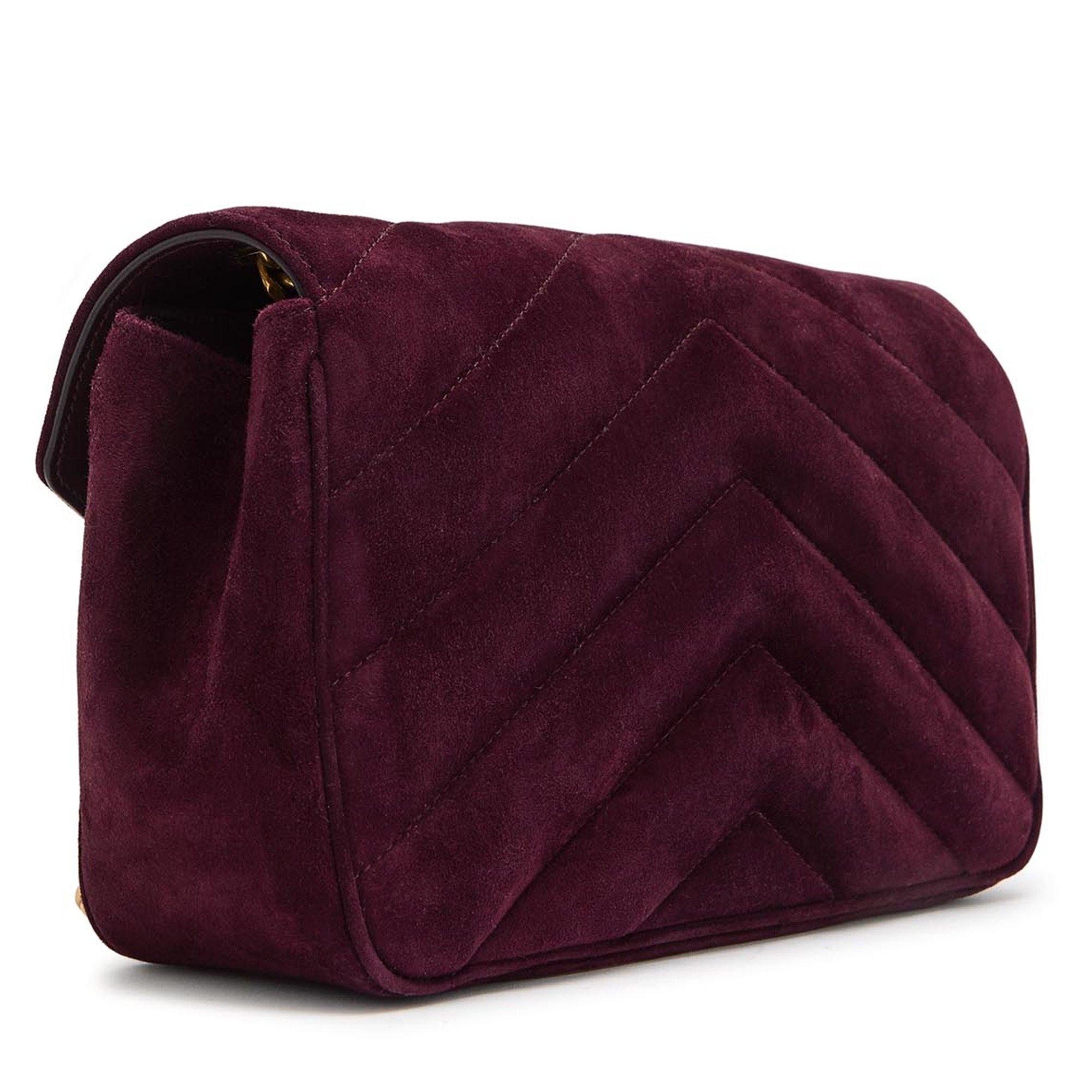 Saint Laurent Women's Small Loulou Suede Shoulder Bag