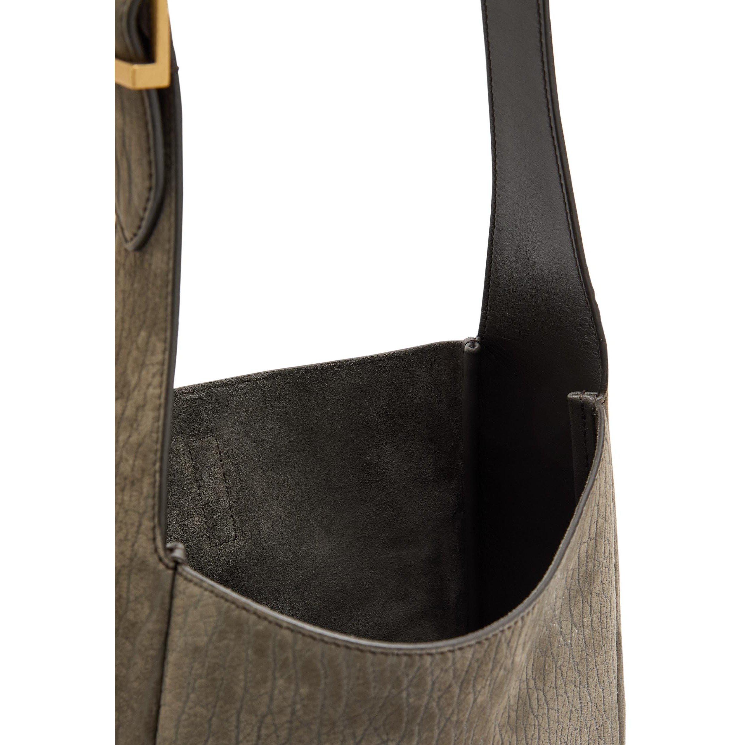 Saint Laurent Women's Le 5à7 Small Suede Hobo Bag
