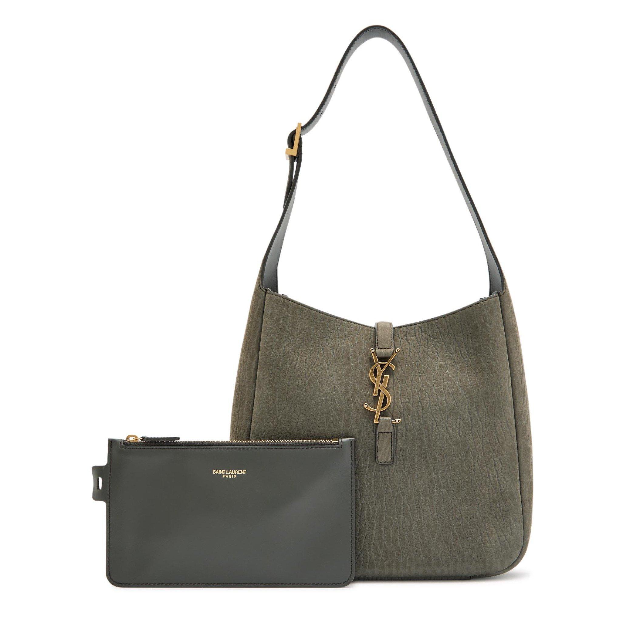 Saint Laurent Women's Le 5à7 Small Suede Hobo Bag