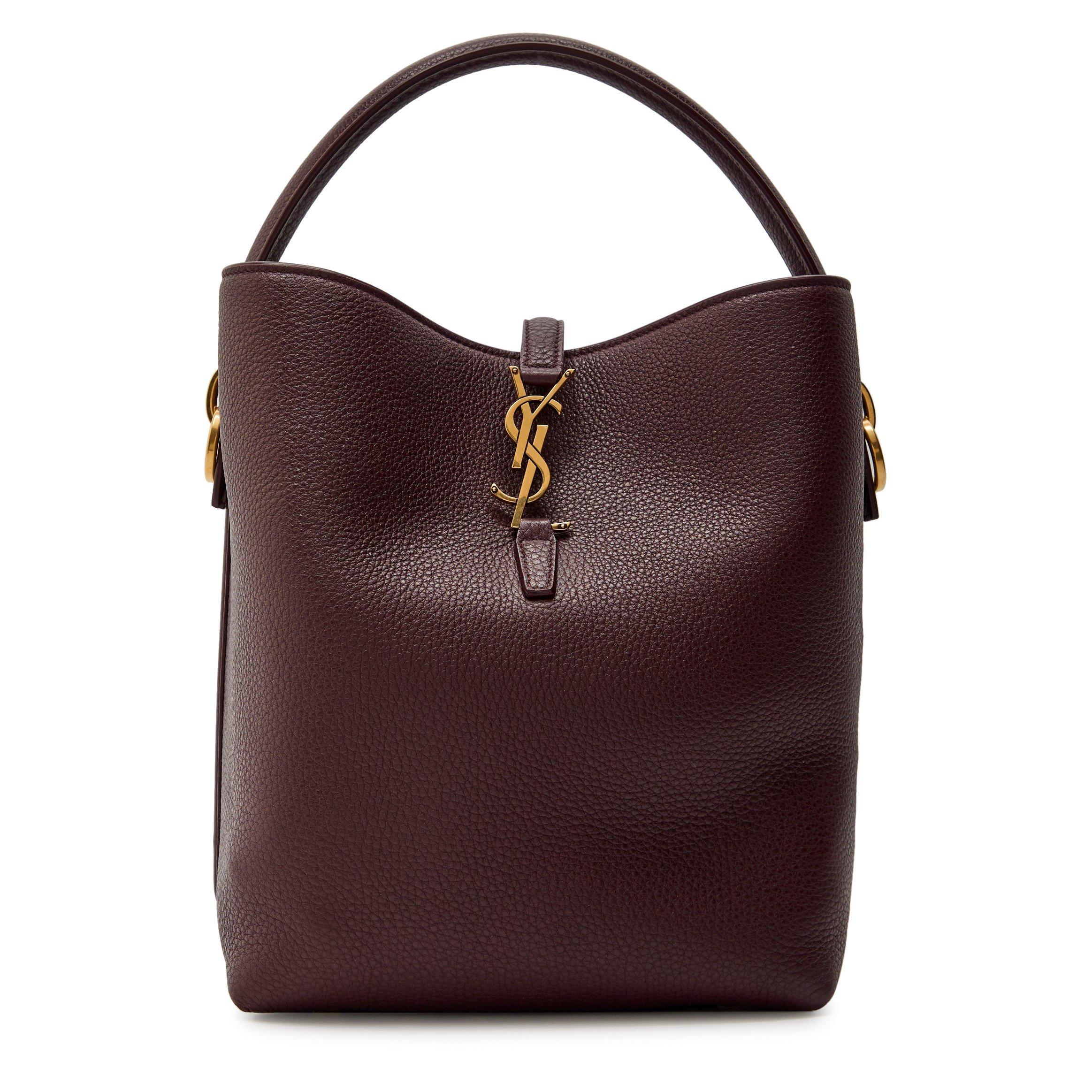Saint Laurent LE 37 BUCKET GRAIN LEATHER