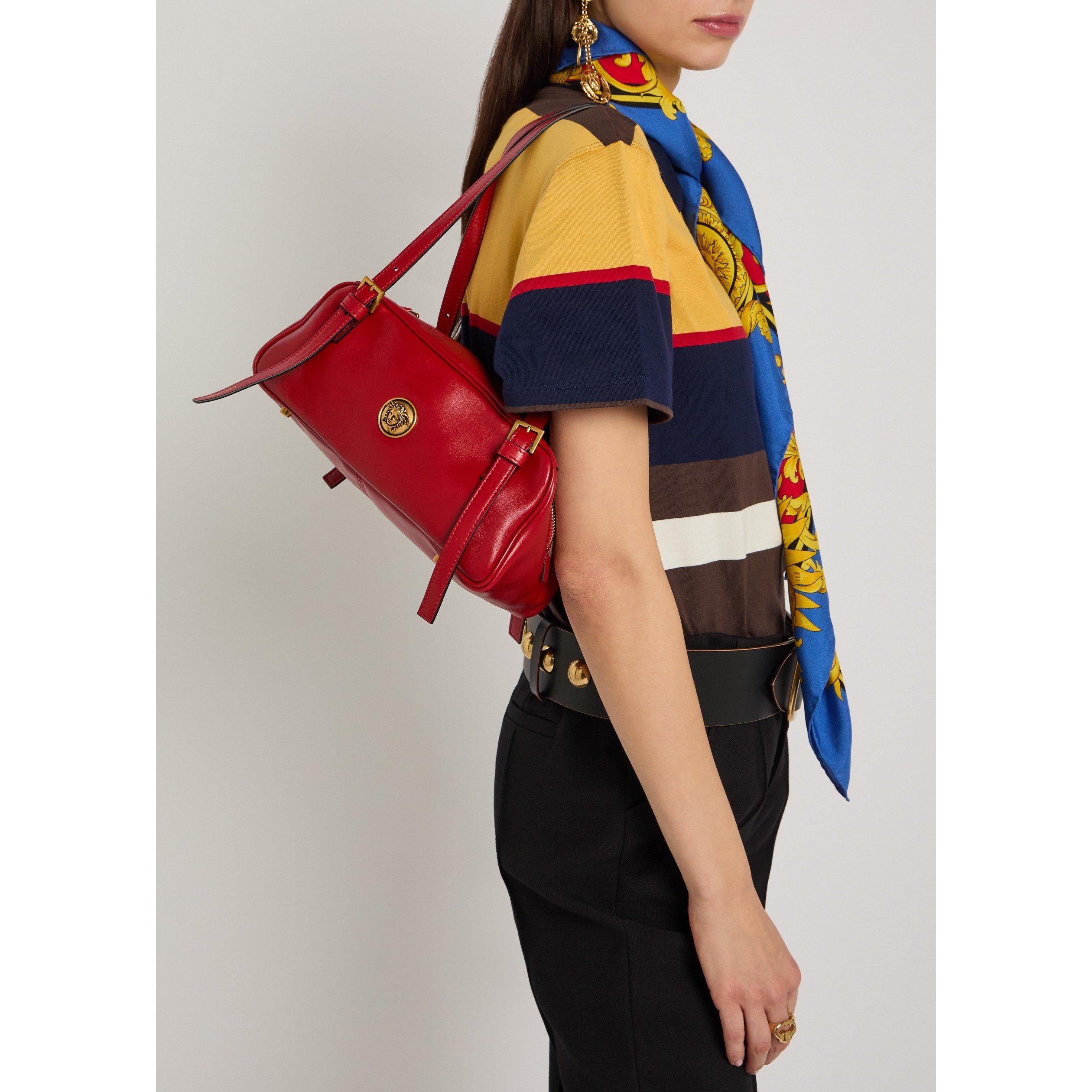 Versace LAMB LEATHER SMALL SHOULDER BA