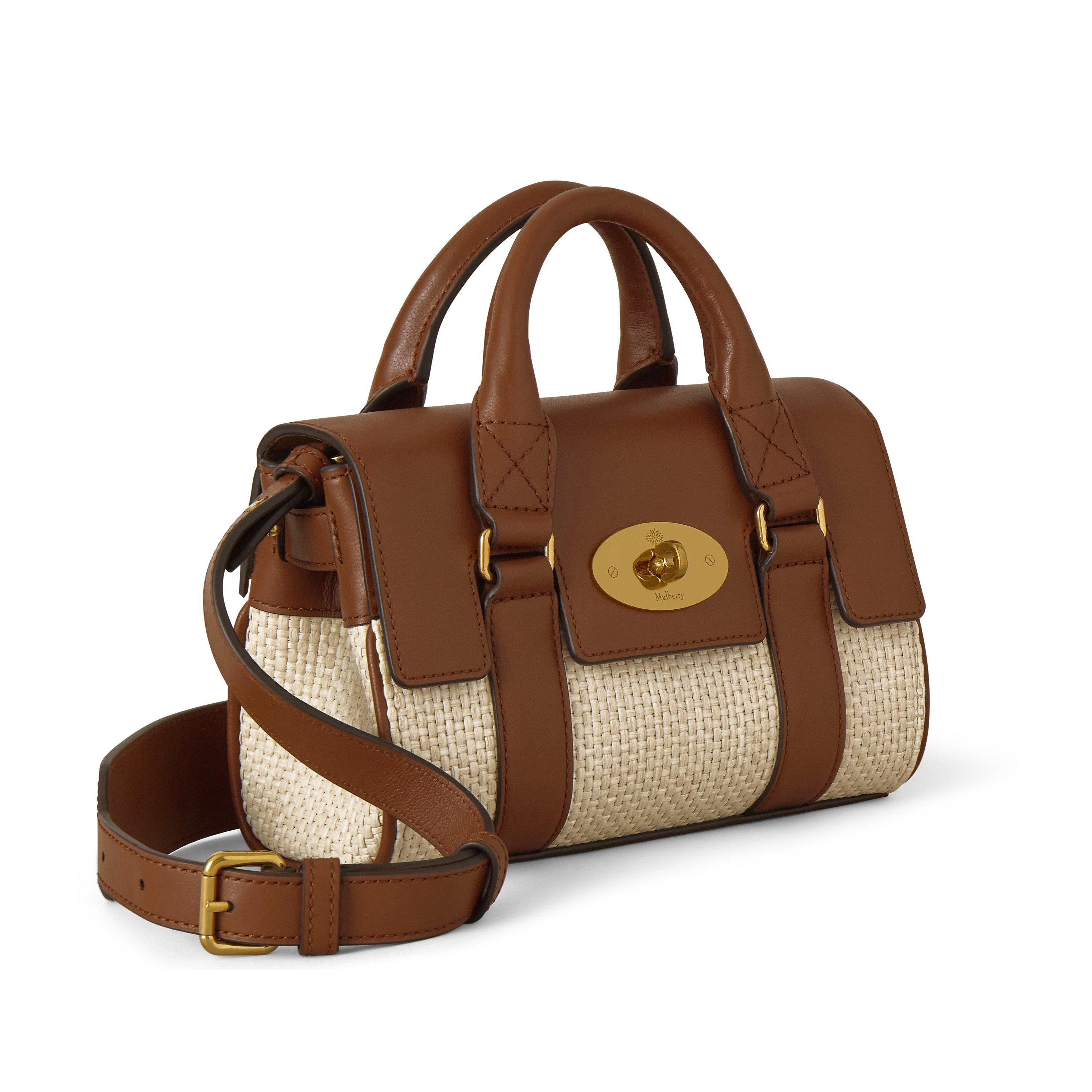 Mulberry HERITAGE RAFFIA MINI BAYSWATER